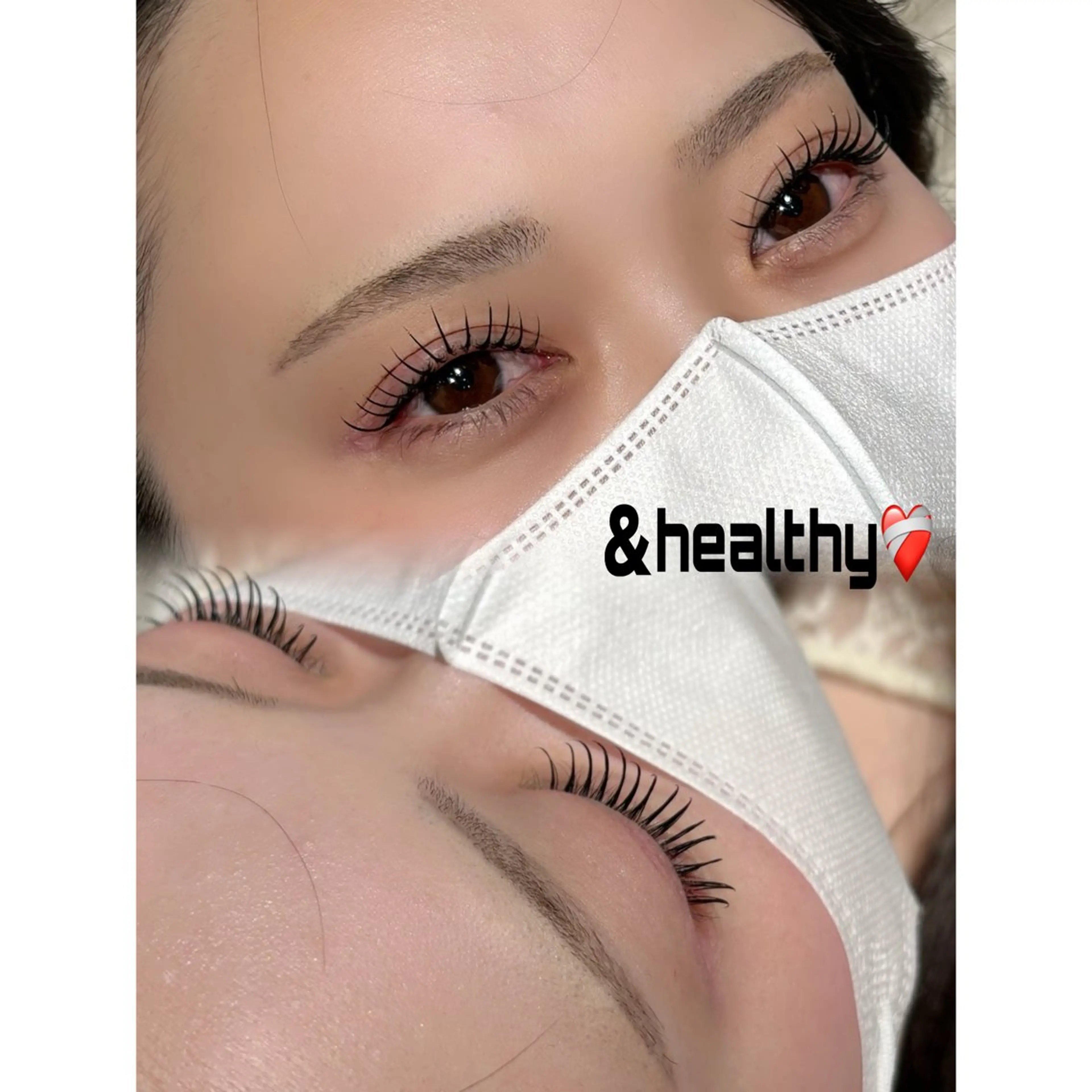 新年特別価格‼️まつ毛エクステ🆕アンドヘルシー140本【オフ無料、コーティング仕上げ付き✨️】の写真