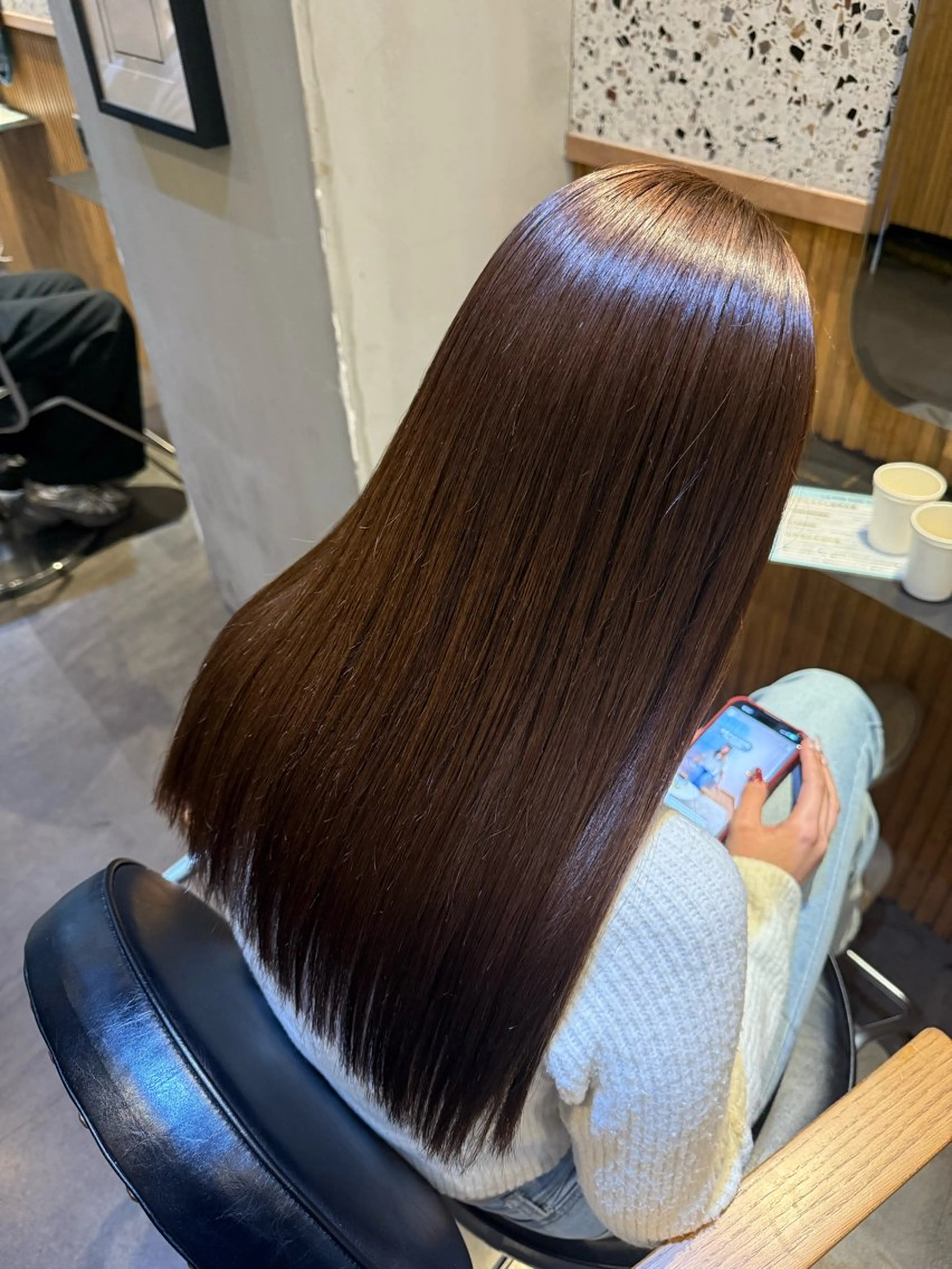 カット 縮毛矯正 トリートメント La fith hair charme 渋谷店【ラフィス ヘアー シャルム】所属・💛ボブ/縮毛/ KURUMI💛のヘアスタイル