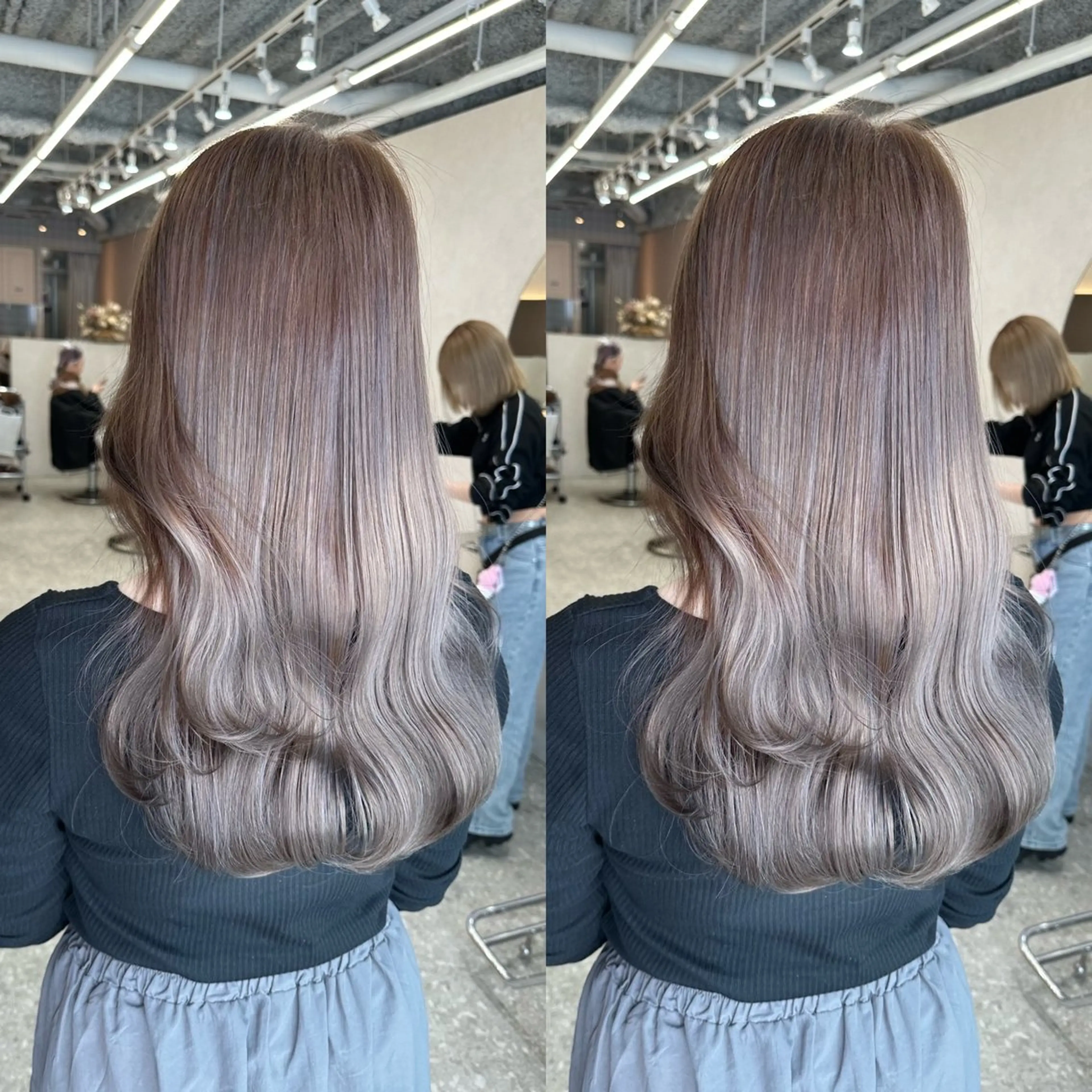 ロング 髪質改善 韓国風ヘア レイヤーカット ヘアカラー トリートメント 新宿/韓国レイヤー/ 髪質改善/佐藤航のヘアスタイル