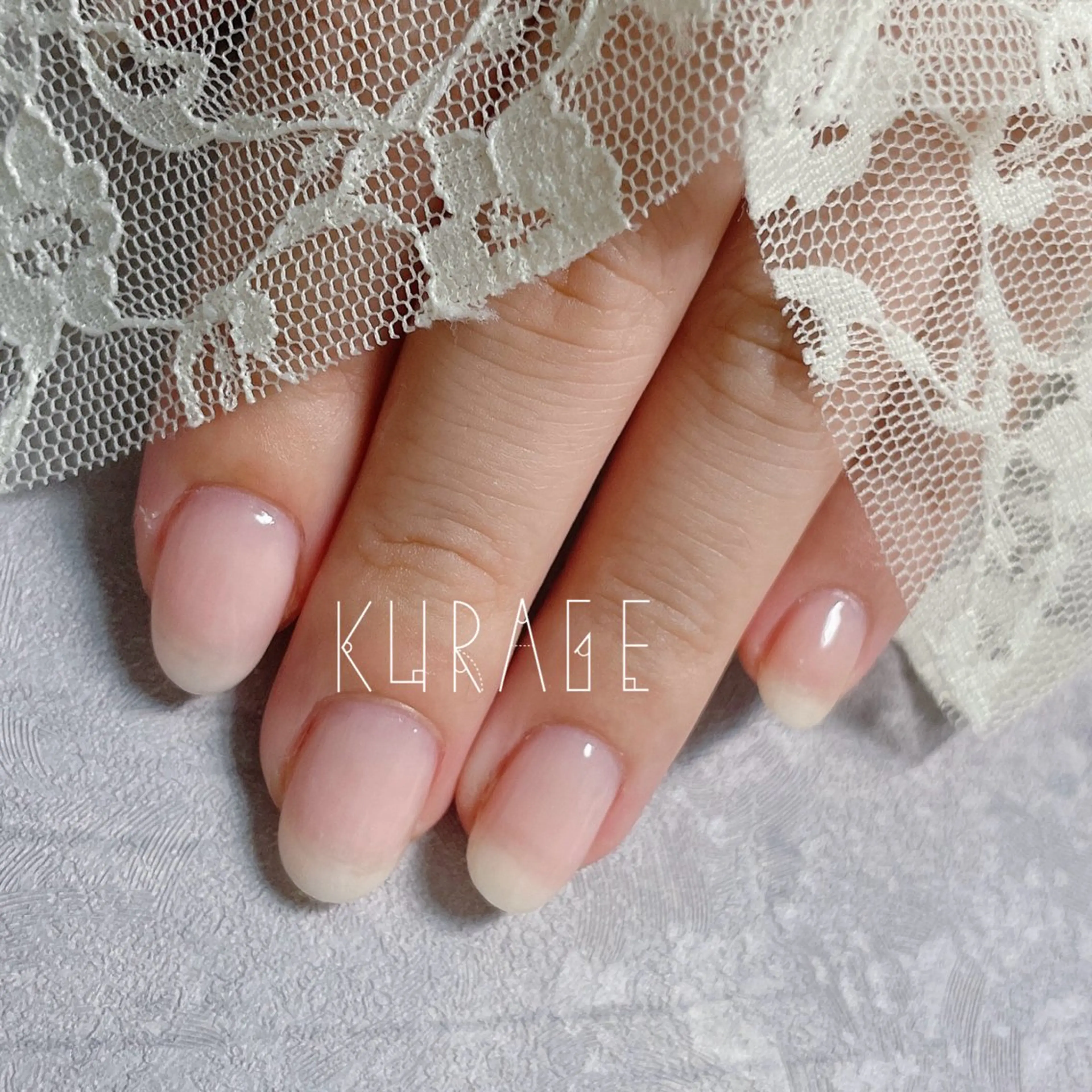 ネイル クリアネイル ジェルネイル マットネイル ピンク private salon 海月のネイルデザイン