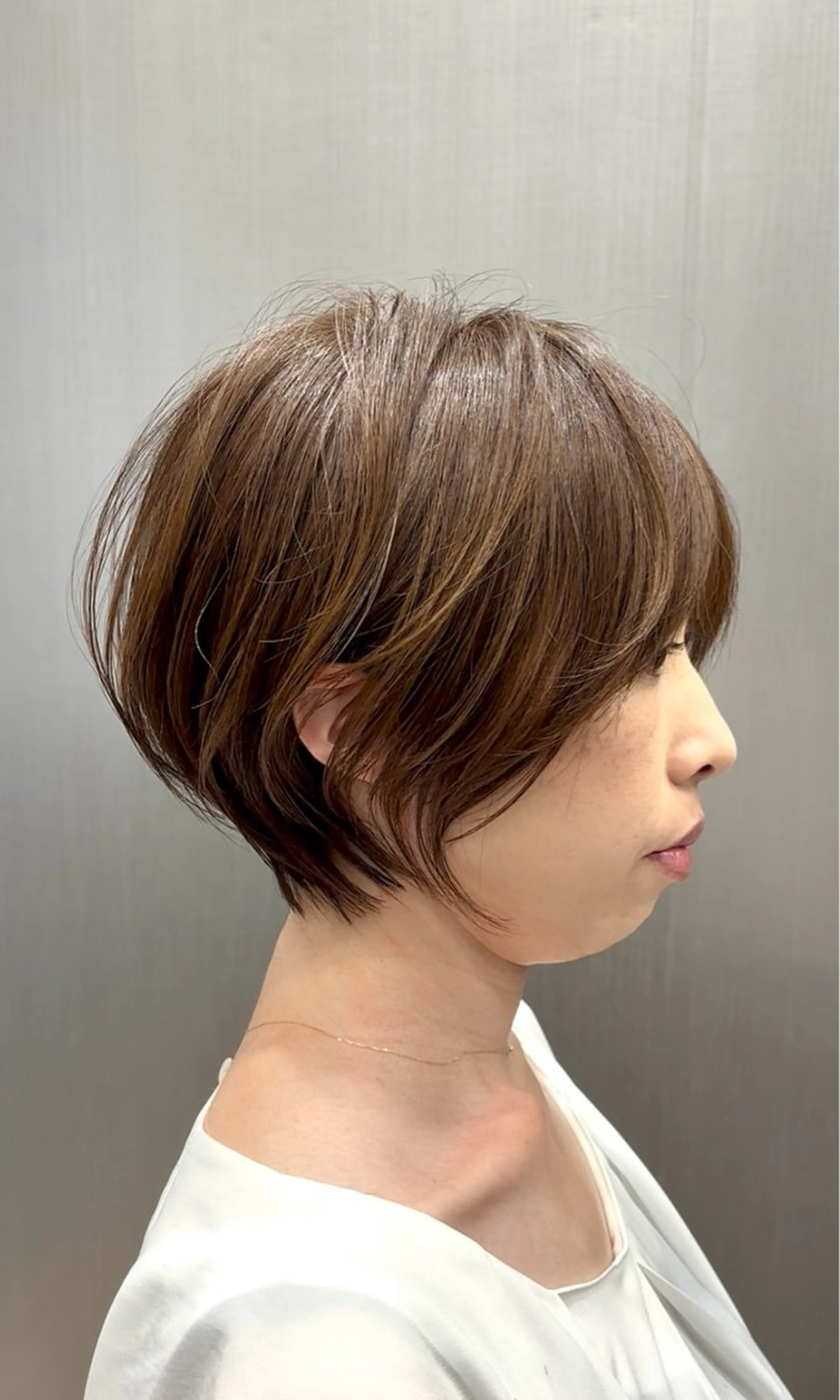 ショート ショートボブ ハンサムショート 丸みショート ボブ くびれヘア HARUKI  MINATO Japan広島紙屋町店所属・hmj紙屋町店 脊戸智志のヘアスタイル