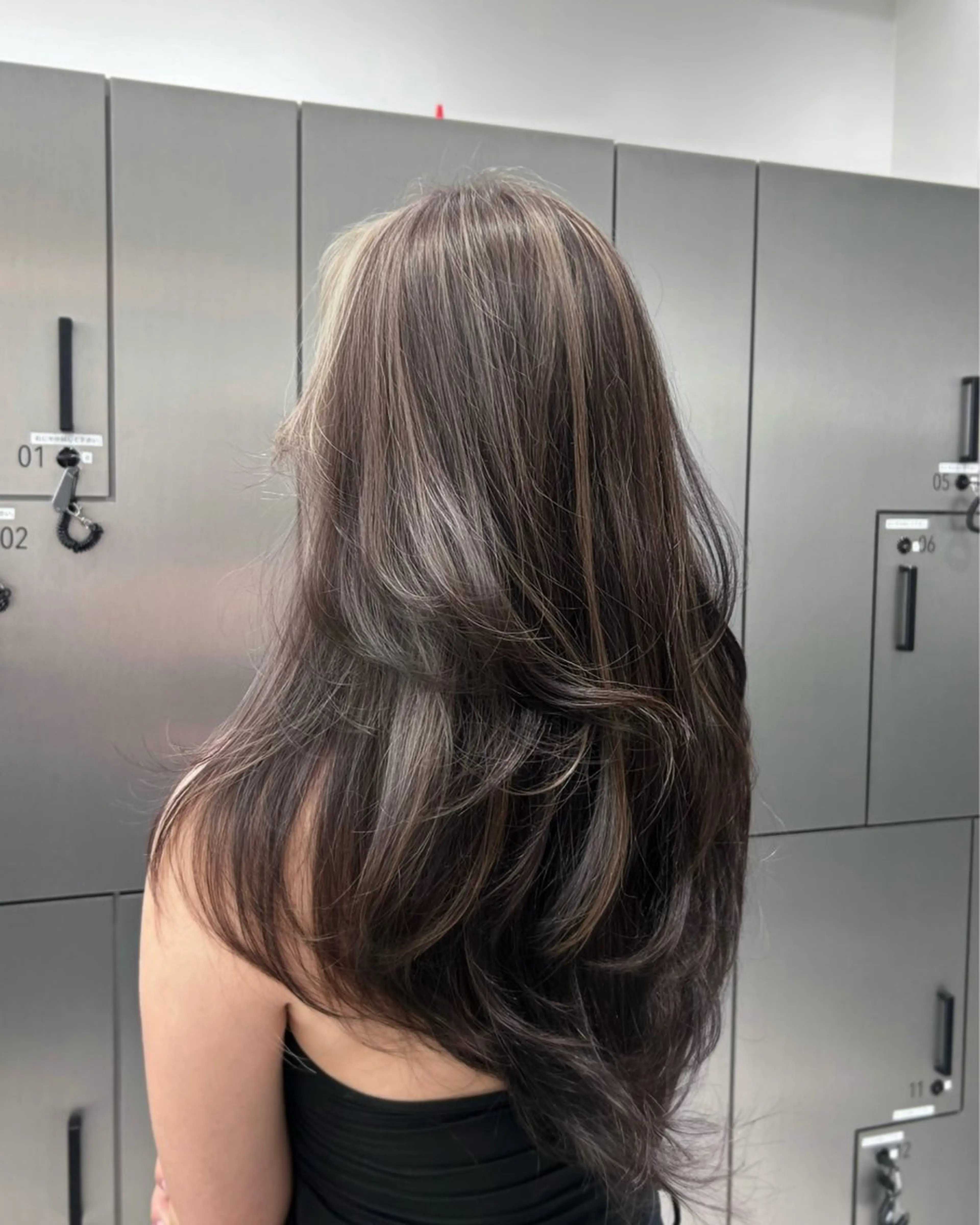 ロング ハイライト レイヤーカット カット ヘアカラー 大人レイヤー/艶美髪 🇺🇸TOMONAのヘアスタイル