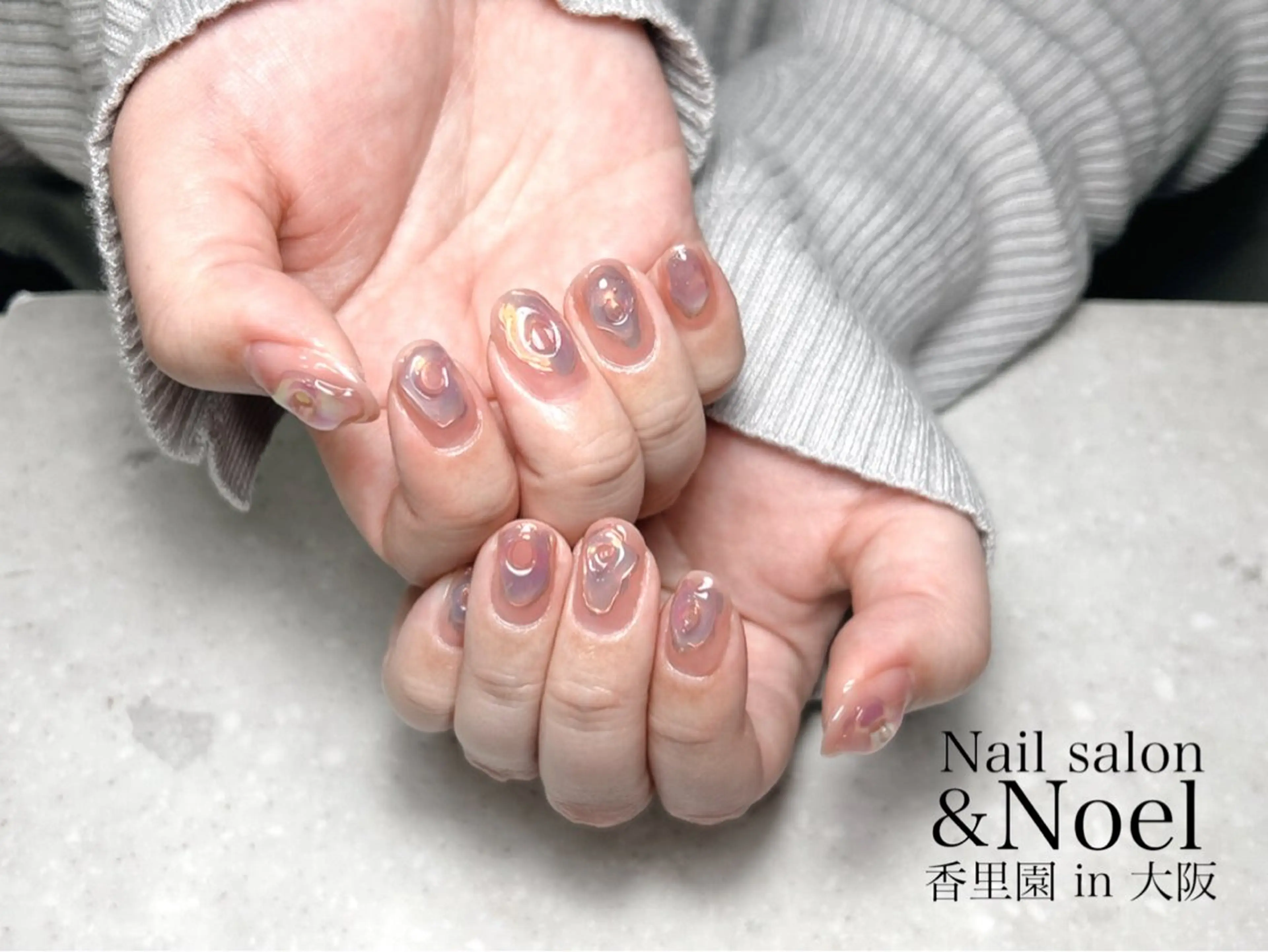 ネイル ハンドネイル Nailsalon  &Noel所属・もも 🍑のネイルデザイン