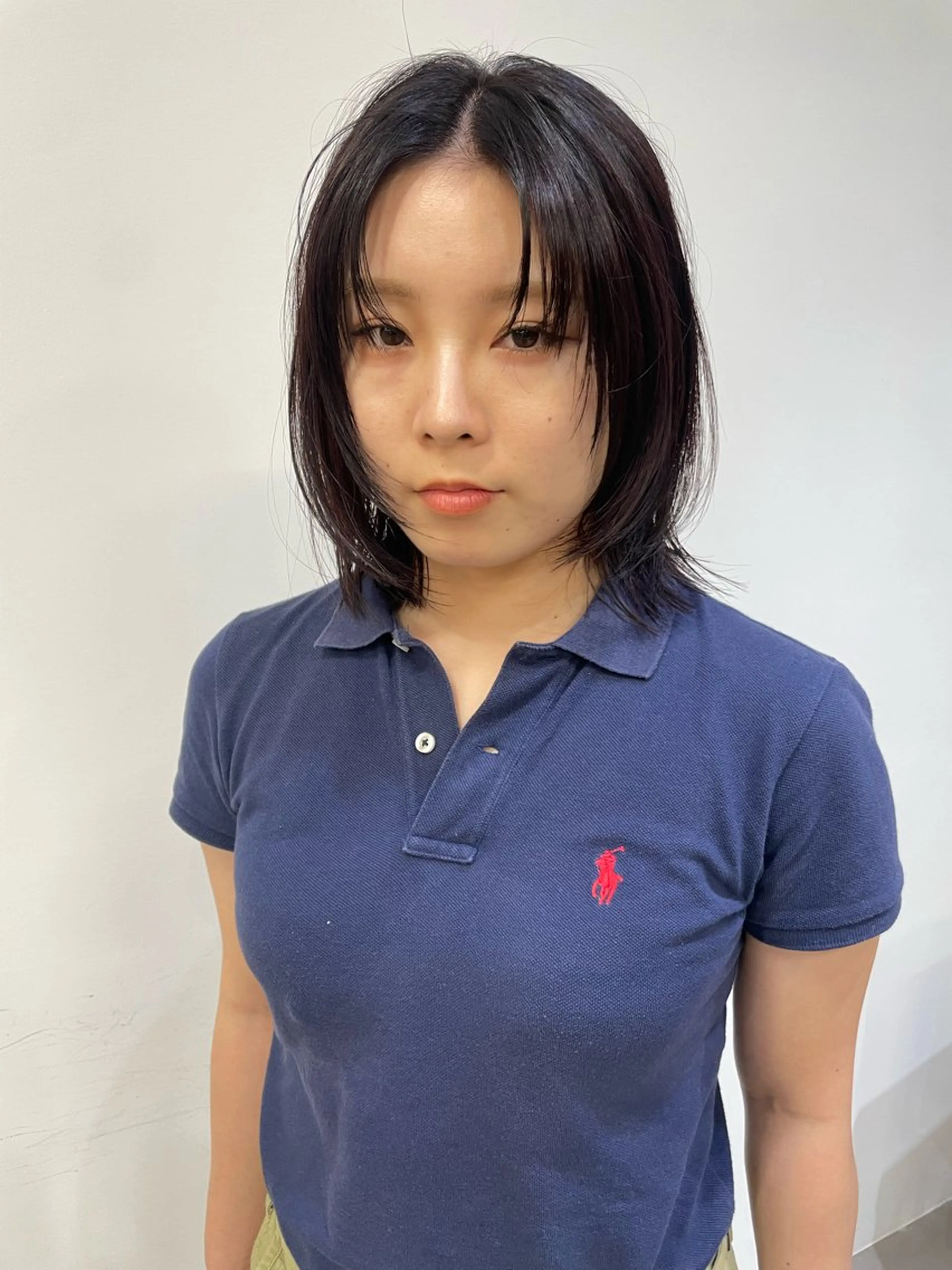 ミディアム カラー 金尾 凜のヘアスタイル