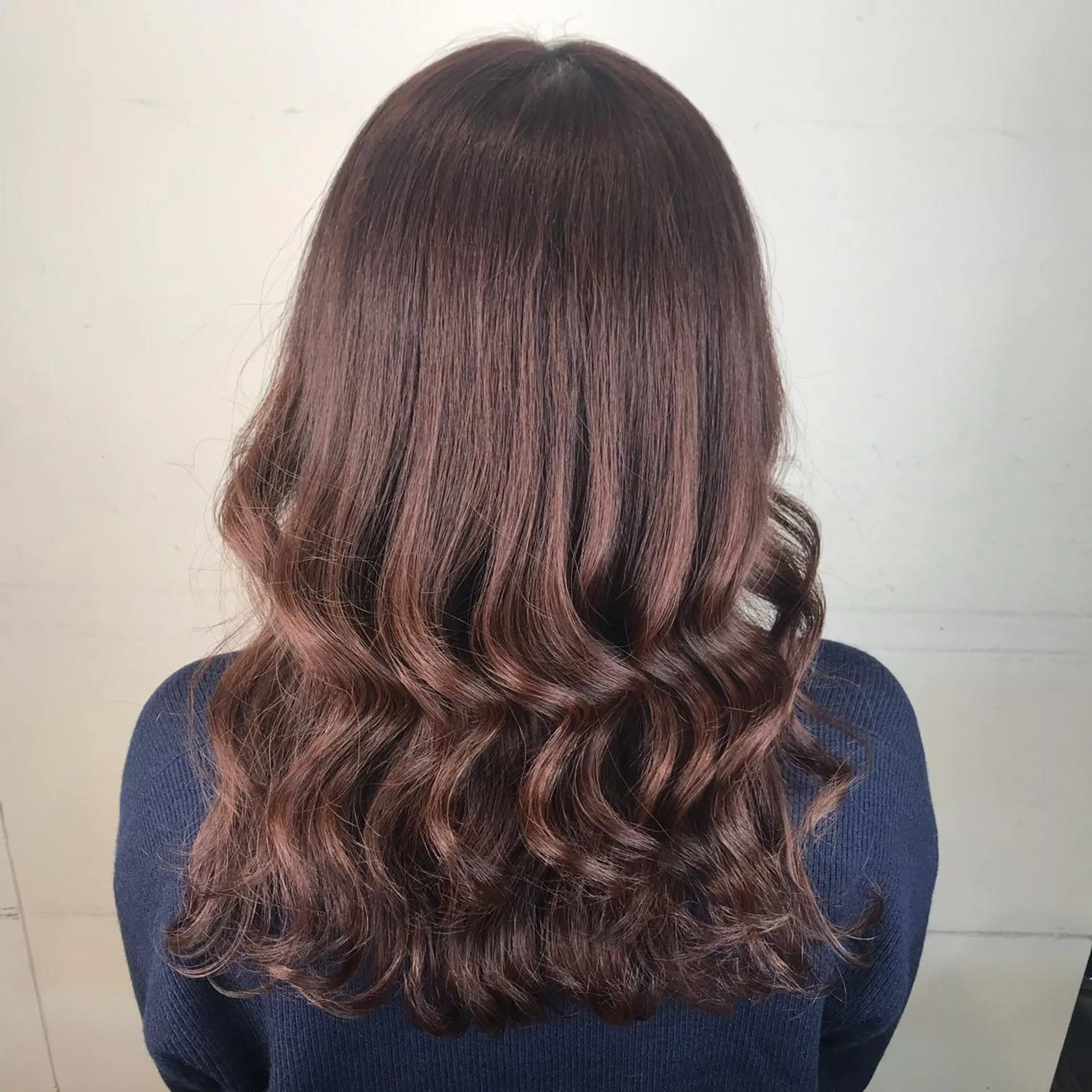 セミロング カラー ヘアアレンジ knock【ノック】所属・烏丸韓国ヘア🇰🇷 ayaka🎀のヘアスタイル