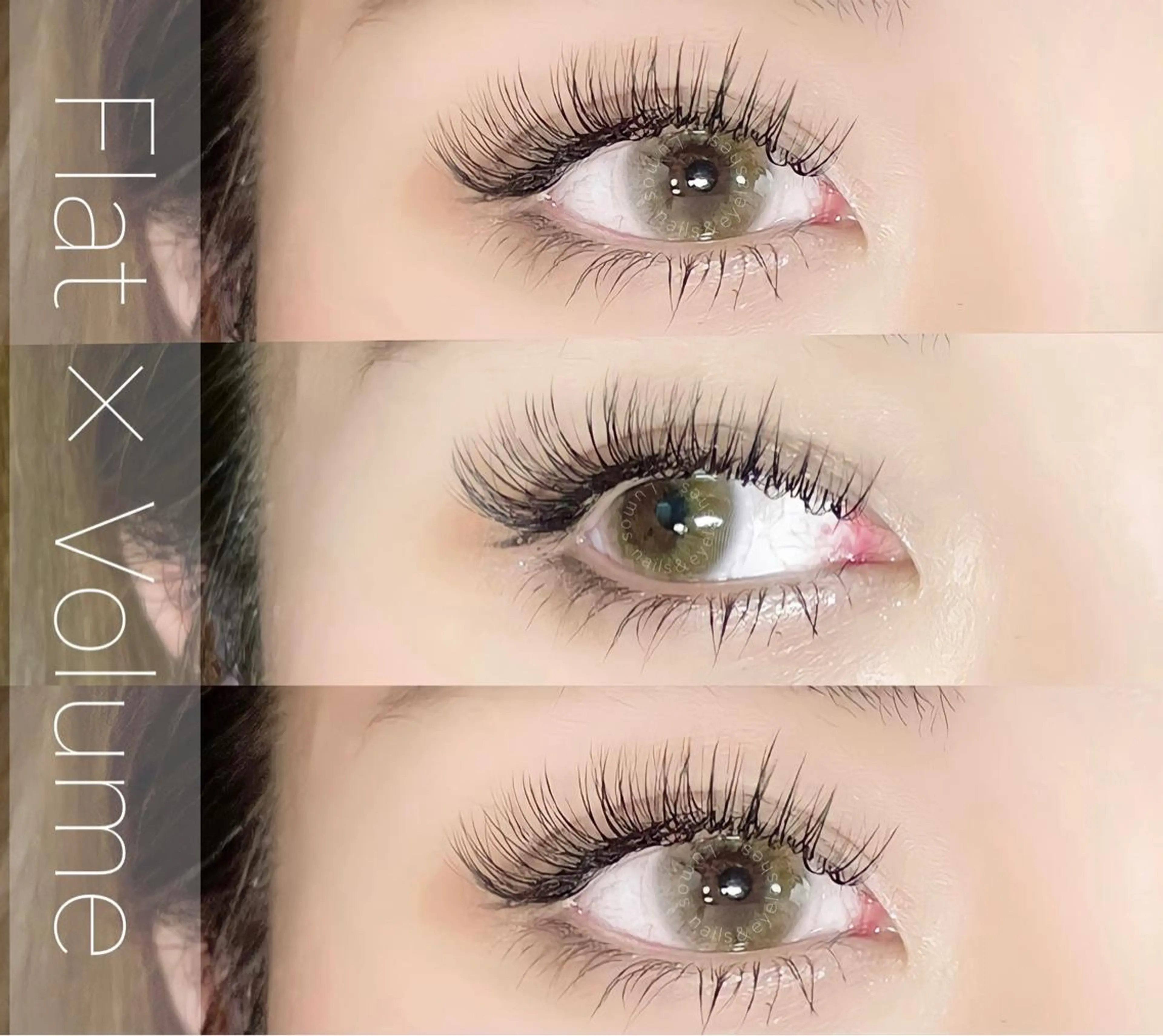 マツエク・マツパ フラットラッシュ ボリュームラッシュ Lumos nail&eyelash所属・Lumos Ayakaのマツエク・マツパデザイン