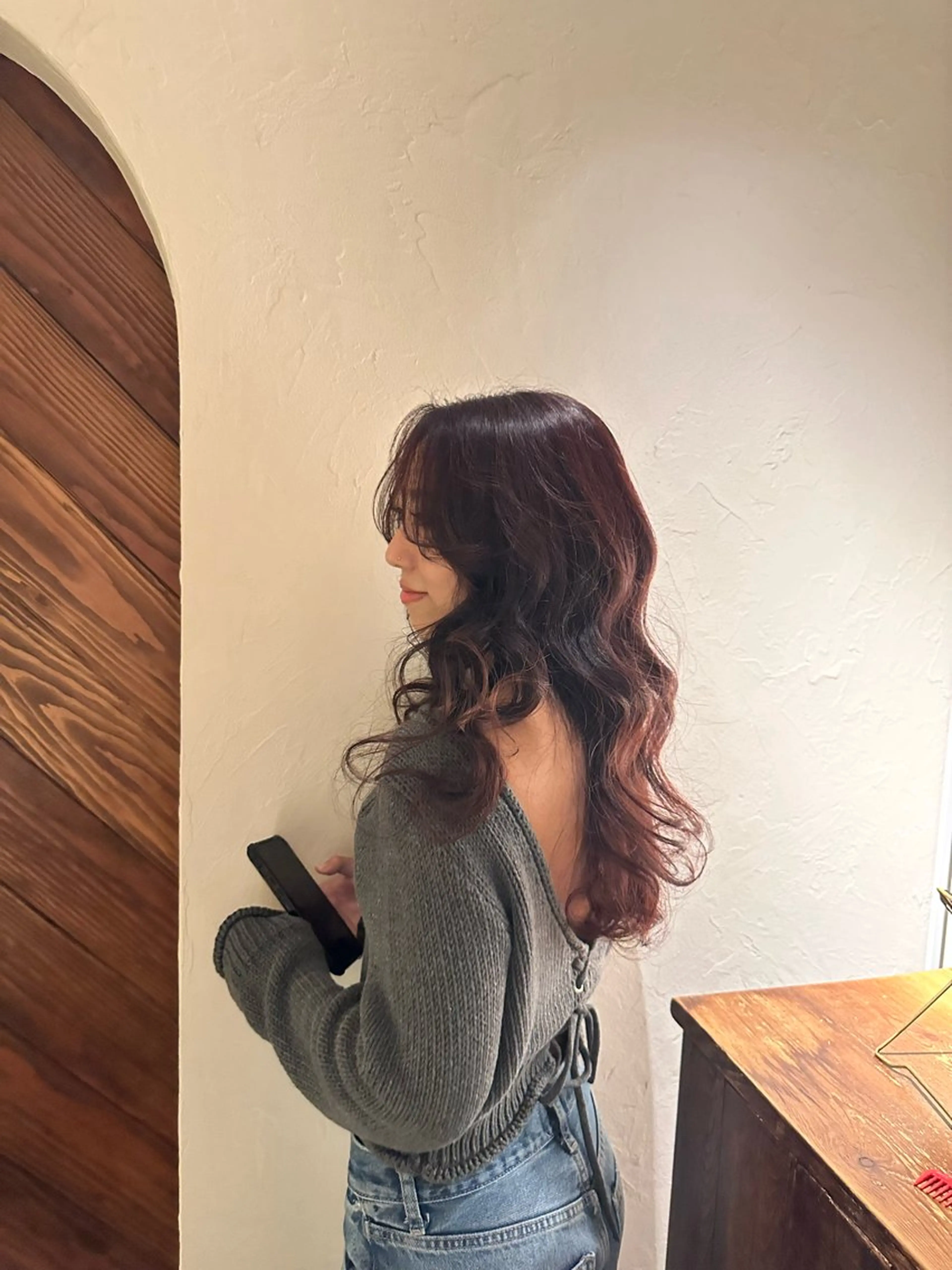 ロング 今井 香奈恵のヘアスタイル