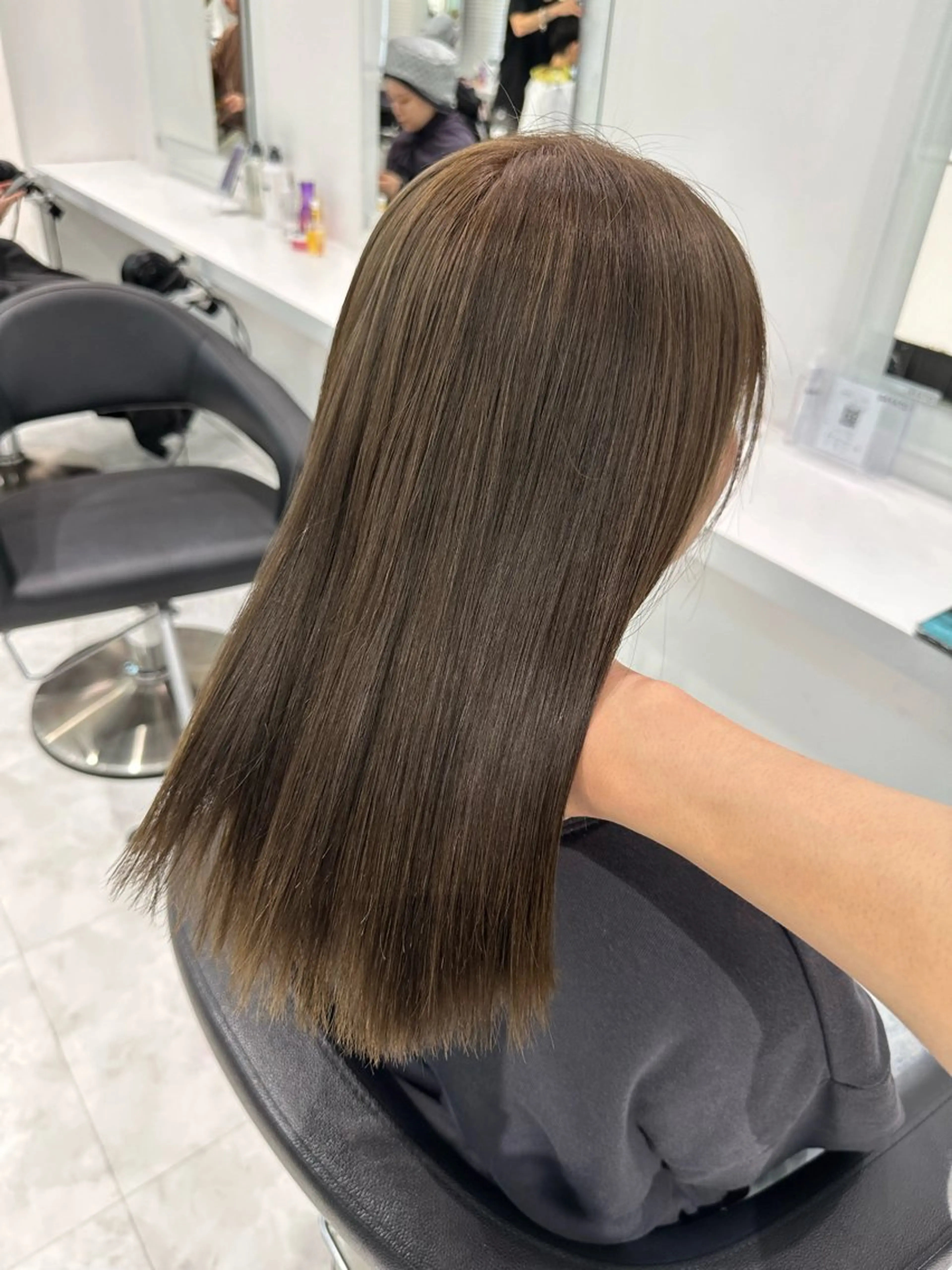 ミディアム カラー ヘアカラー ♡上品韓国髪♡ブラ ウン/SAYATOのヘアスタイル