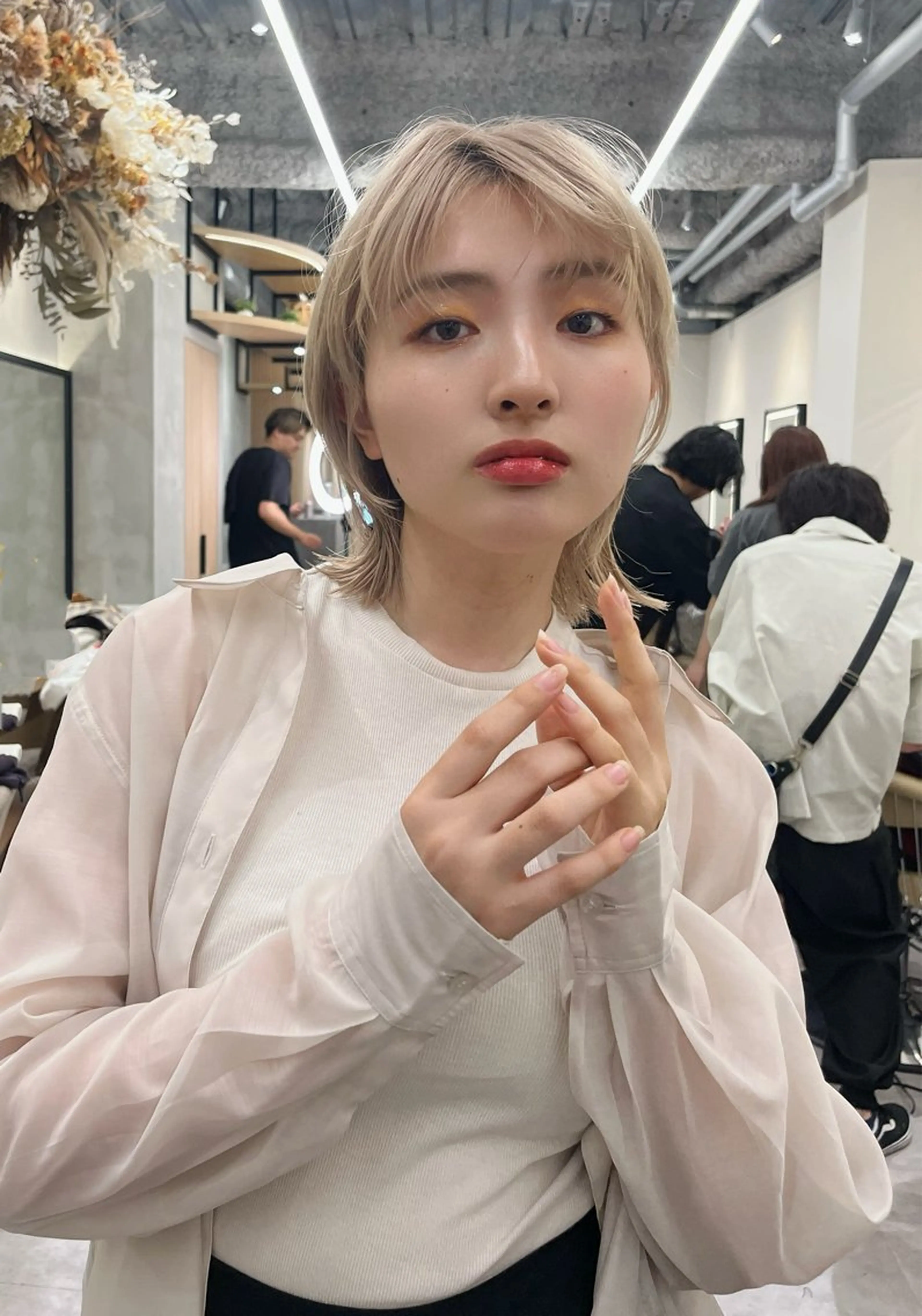 ミディアム 浦和Lond 山本賢人のヘアスタイル