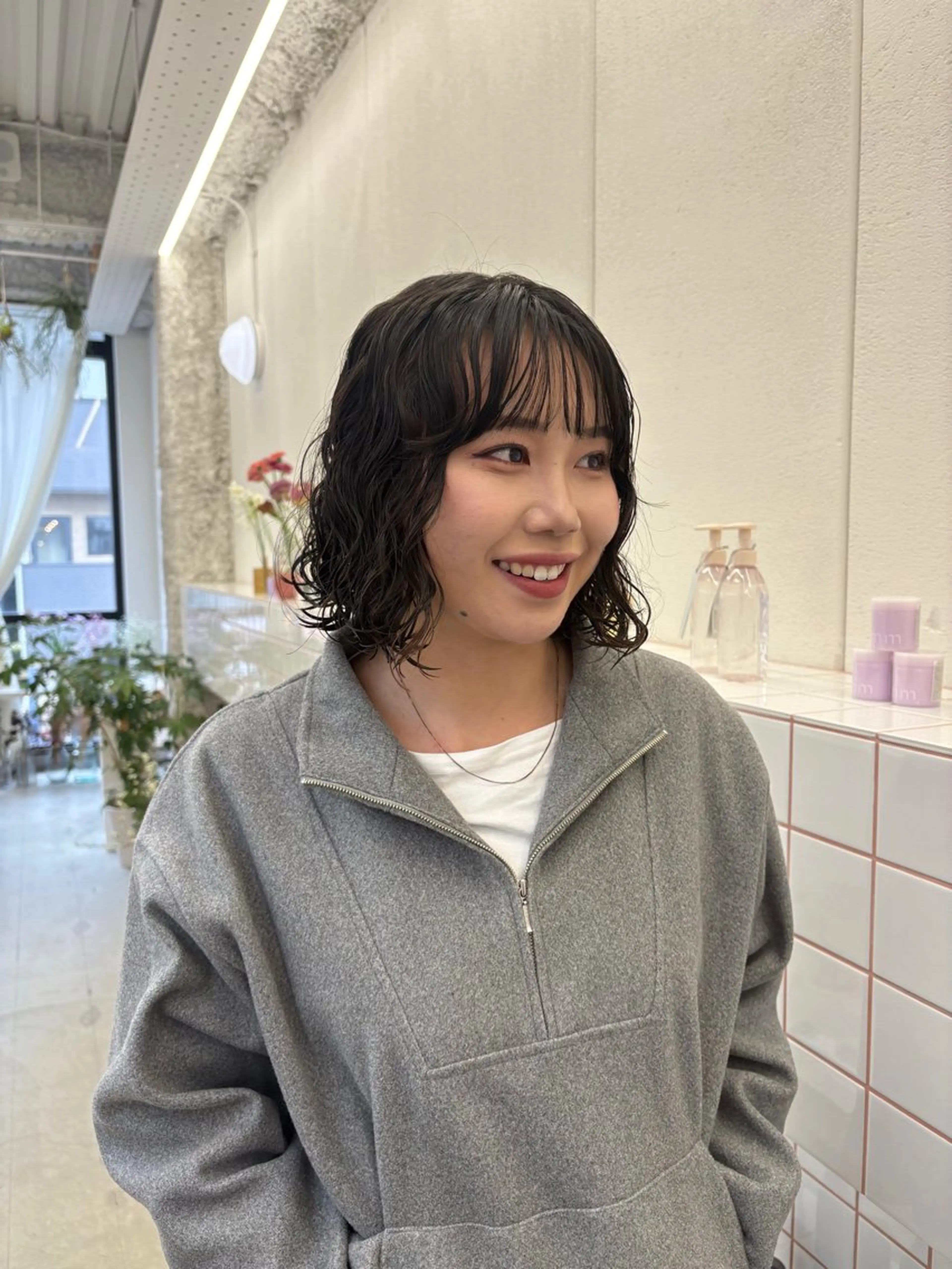 カット+パーマ+cotaトリートメント🌀🤍(土日祝＋¥1,100)の写真