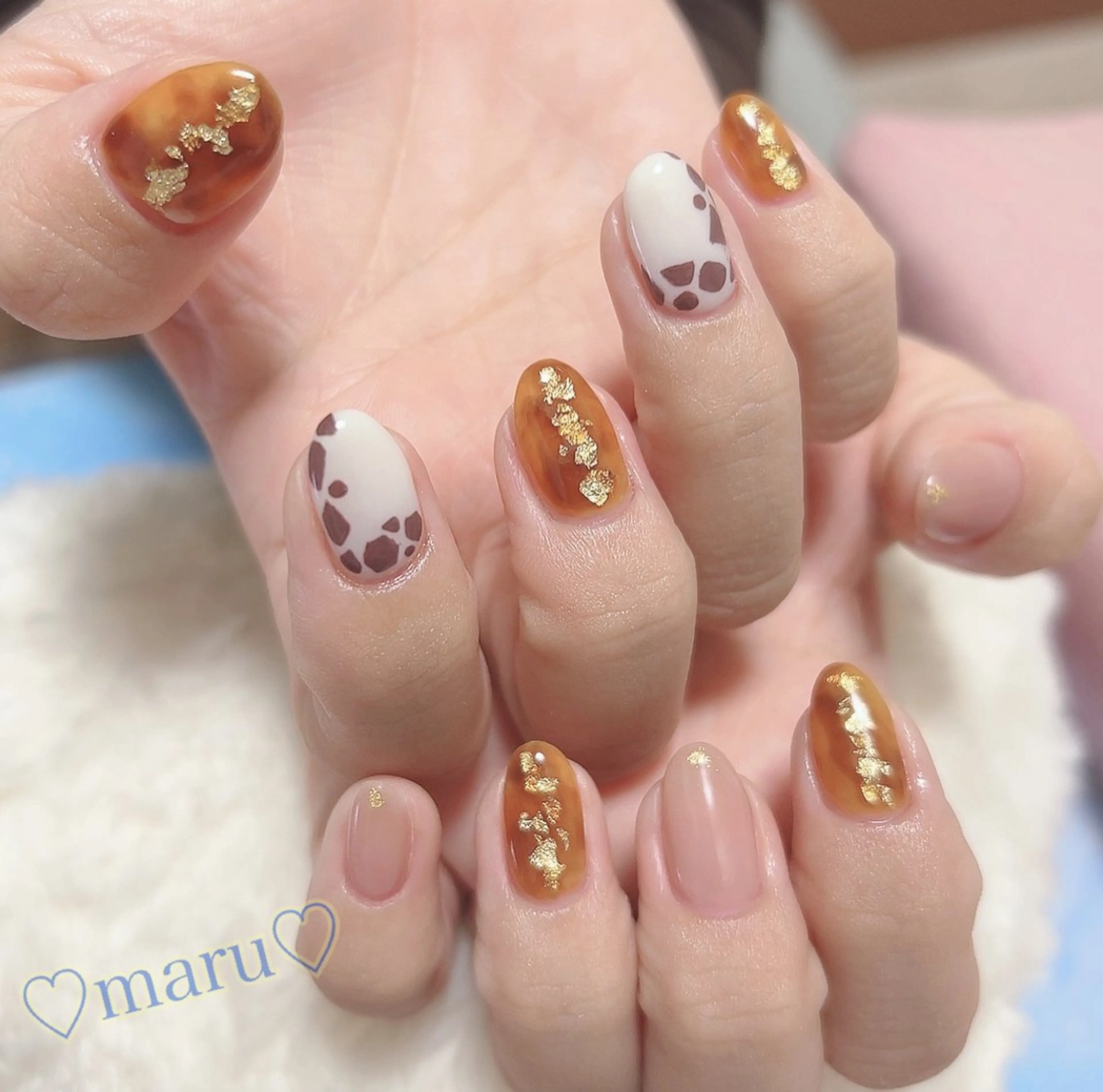 ネイル ハンドネイル フットネイル まるみ ♡のネイルデザイン