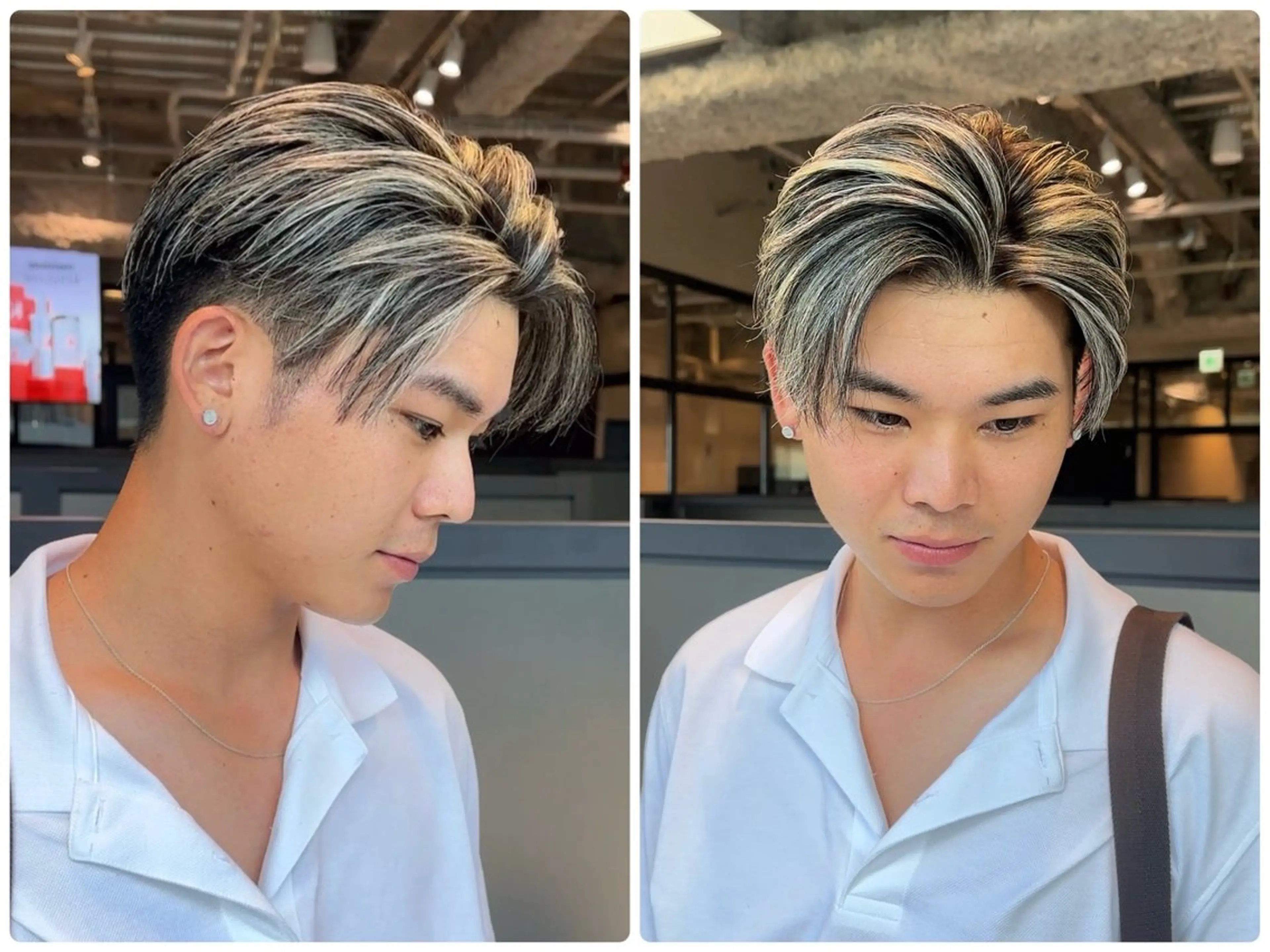 メンズ 奈良奎汰 メンズカットのヘアスタイル