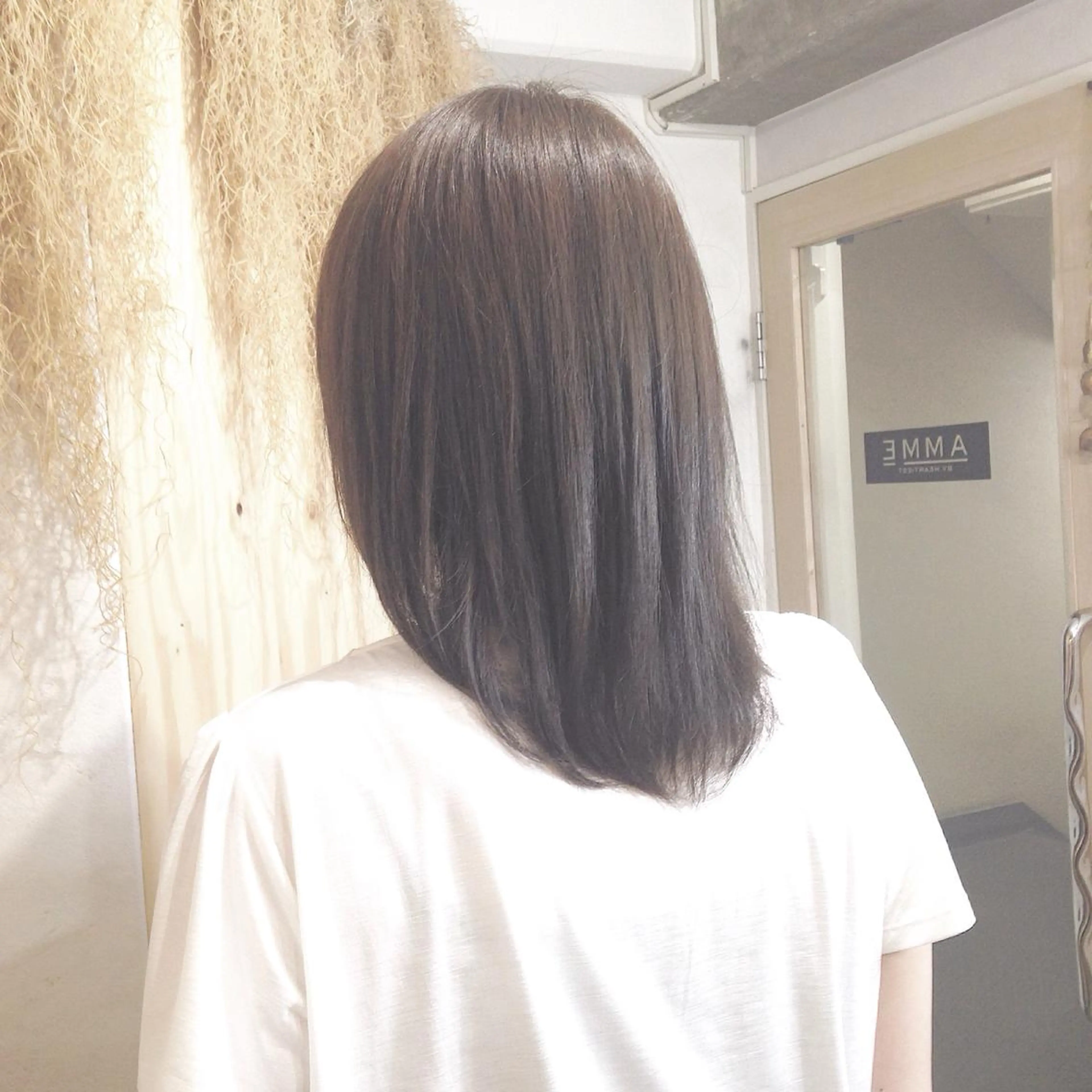 ミディアム カラー アッシュ アッシュグレー 透明感カラー 💎髪質改善💎 デザイナーshinのヘアスタイル