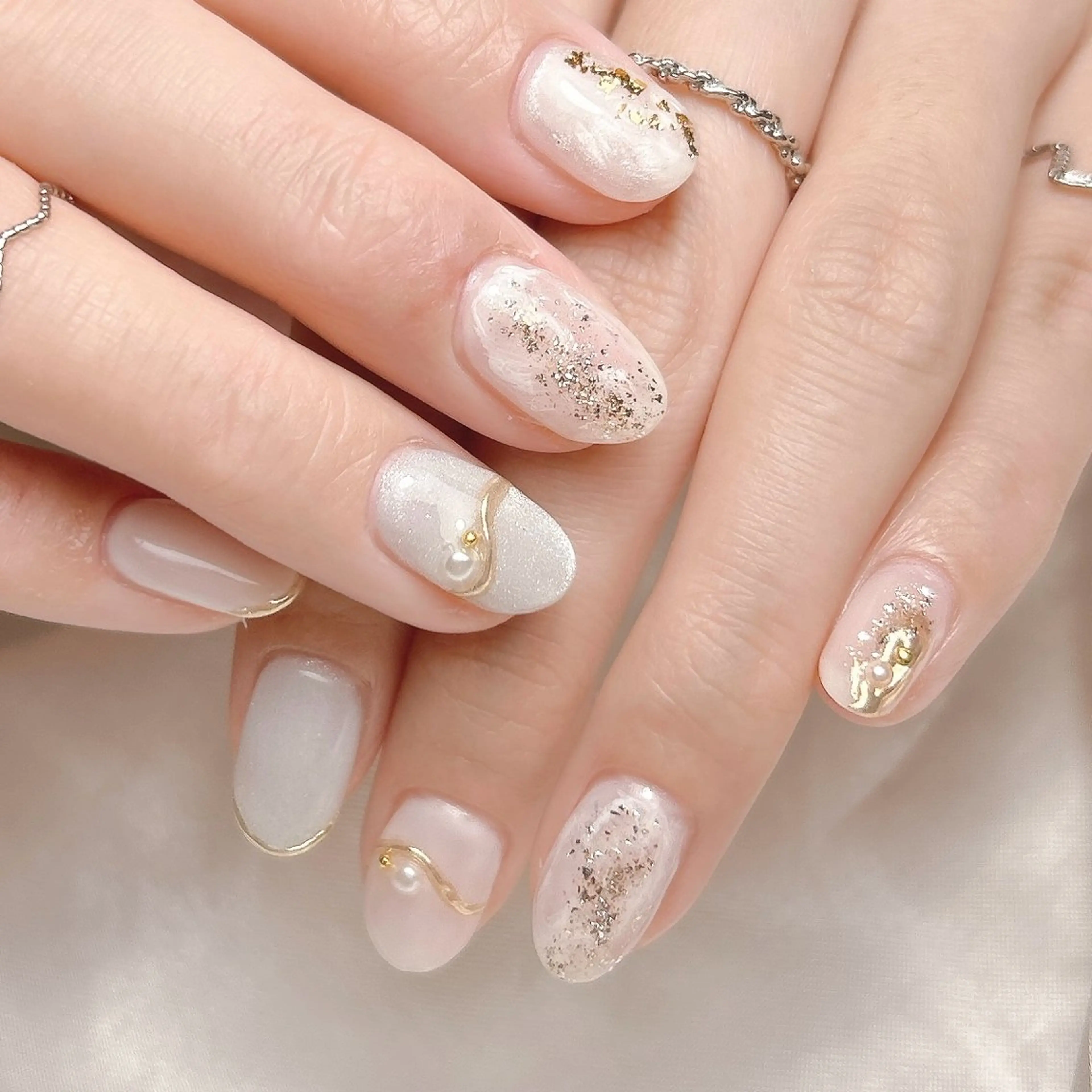 ネイル ニュアンスネイル ハンドネイル junna 金山.東別院.上前津のネイルデザイン