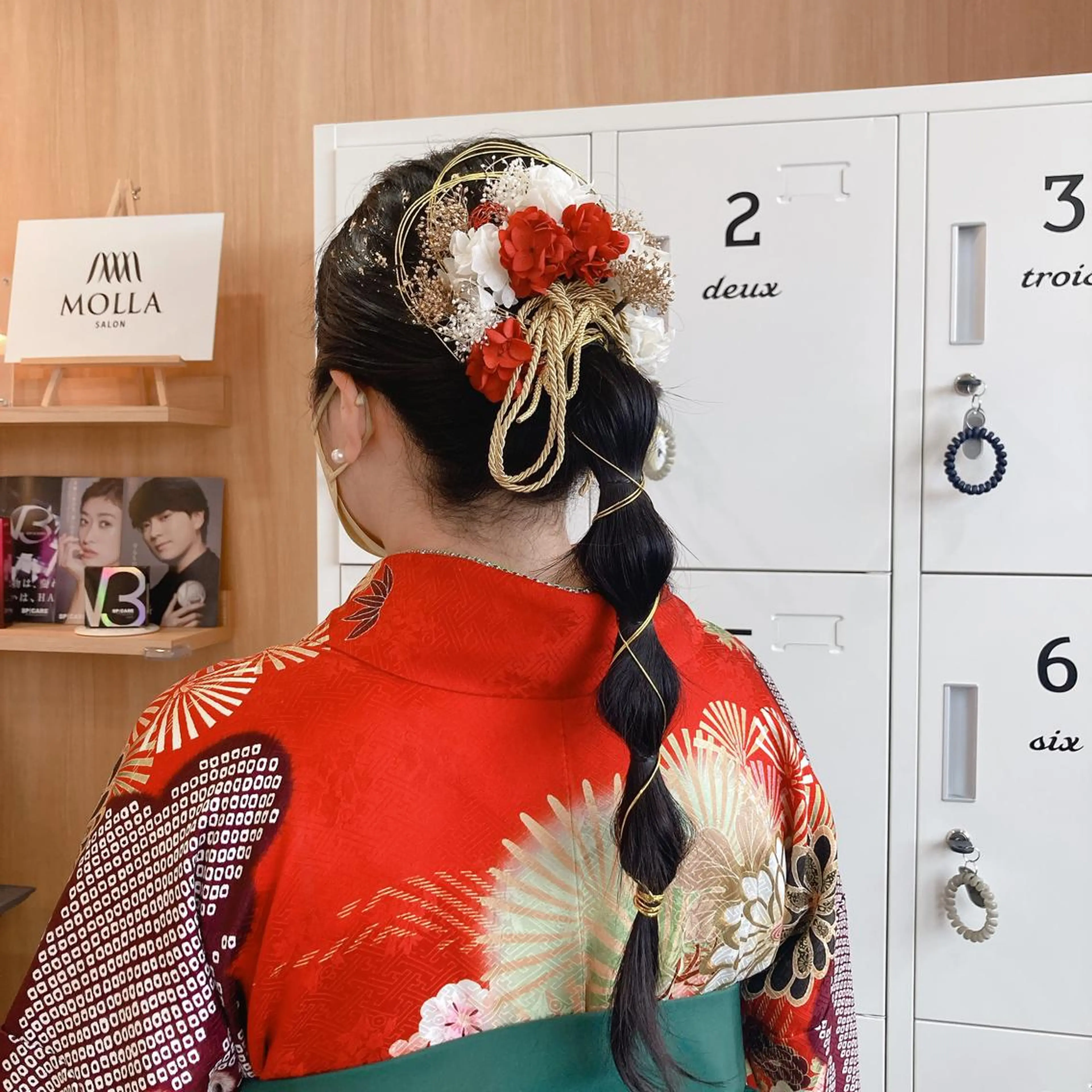 ロング ヘアアレンジ ヘアセット MOLLAsalon 鳳店所属・神田 菜々子のヘアスタイル