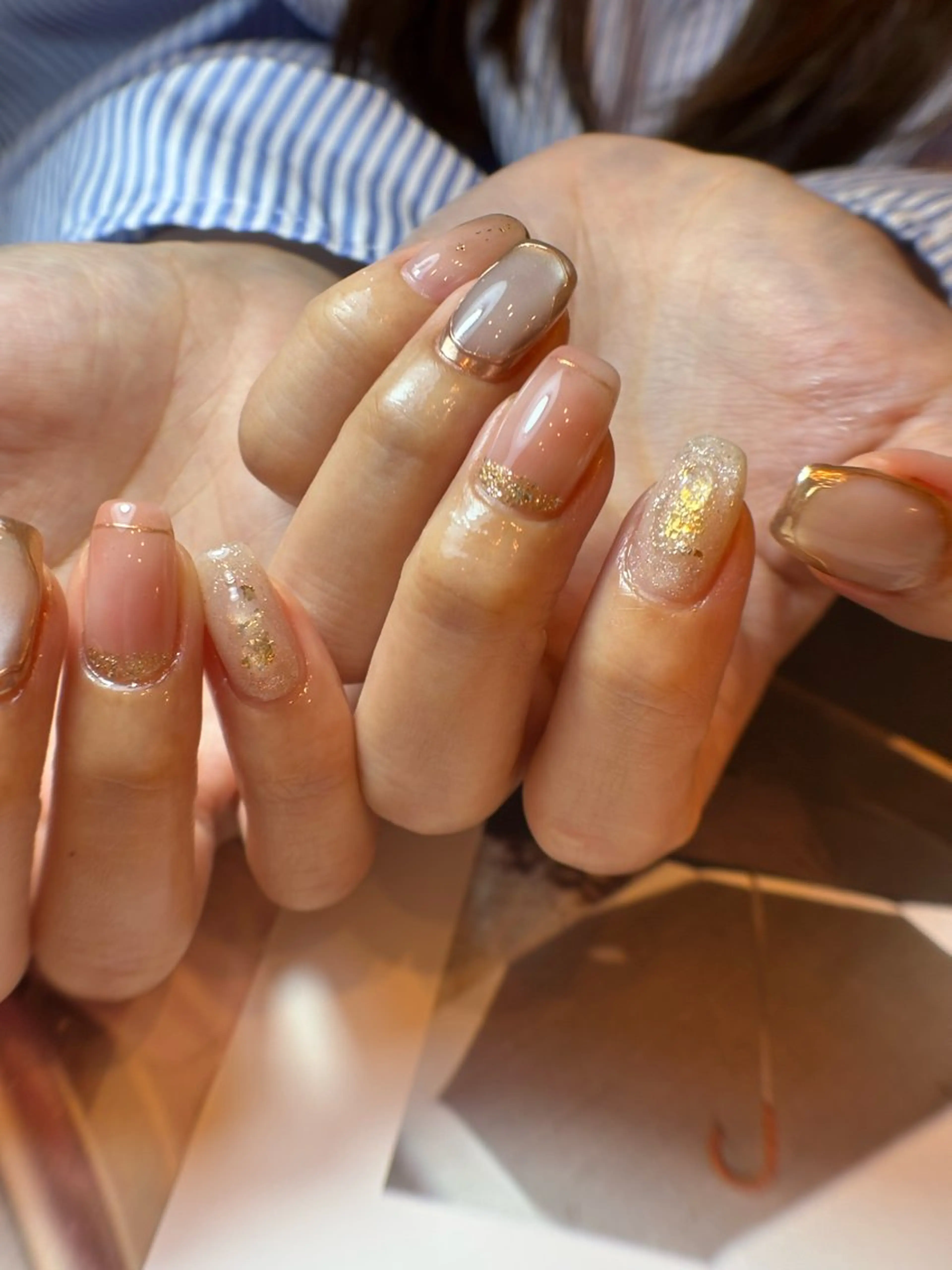 ネイル フットネイル ジェルネイル マグネットネイル ニュアンスネイル ワンカラーネイル ハンドネイル illum hicariのネイルデザイン