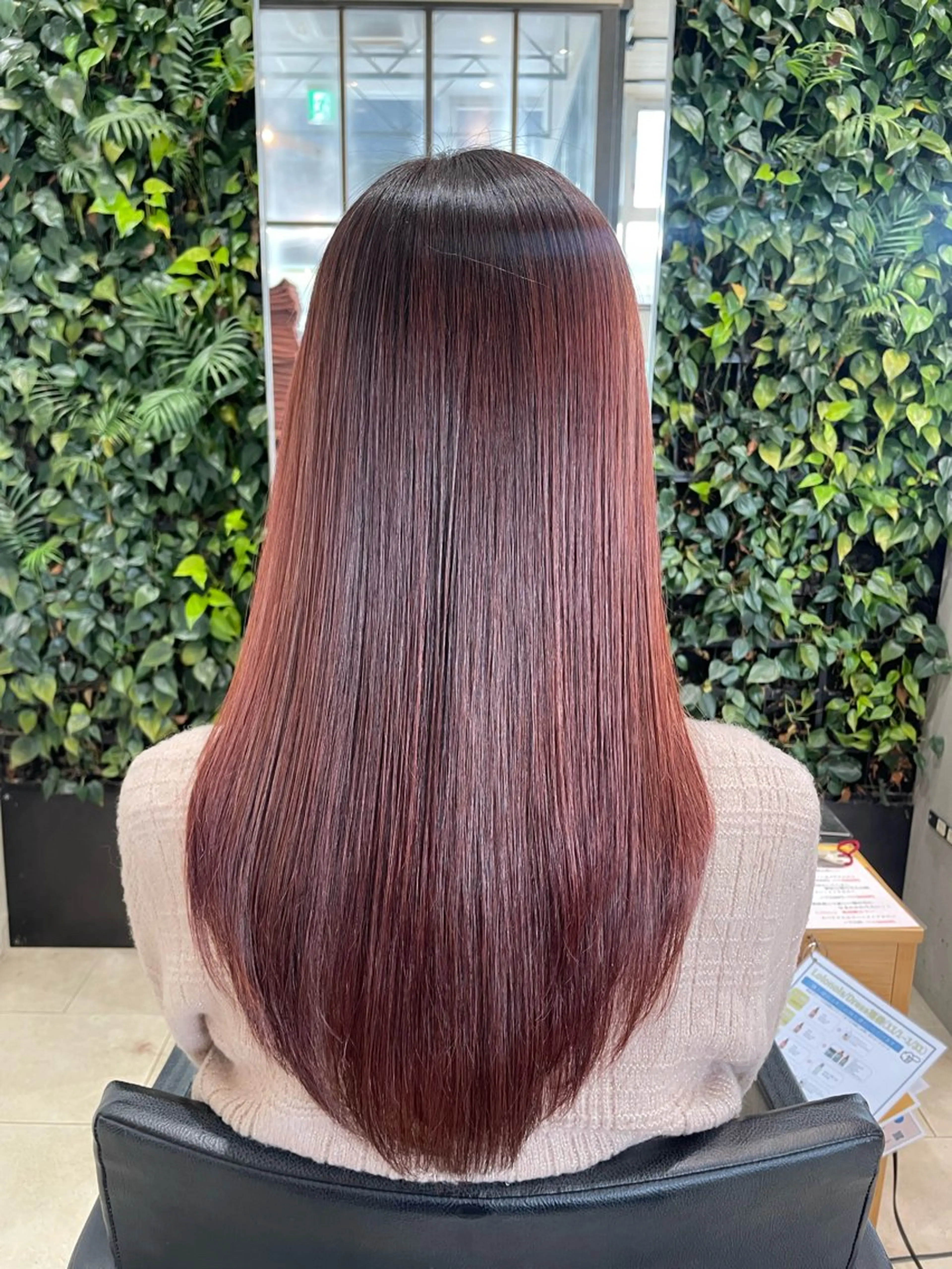 ロング カラー パーマ 原 萌香のヘアスタイル