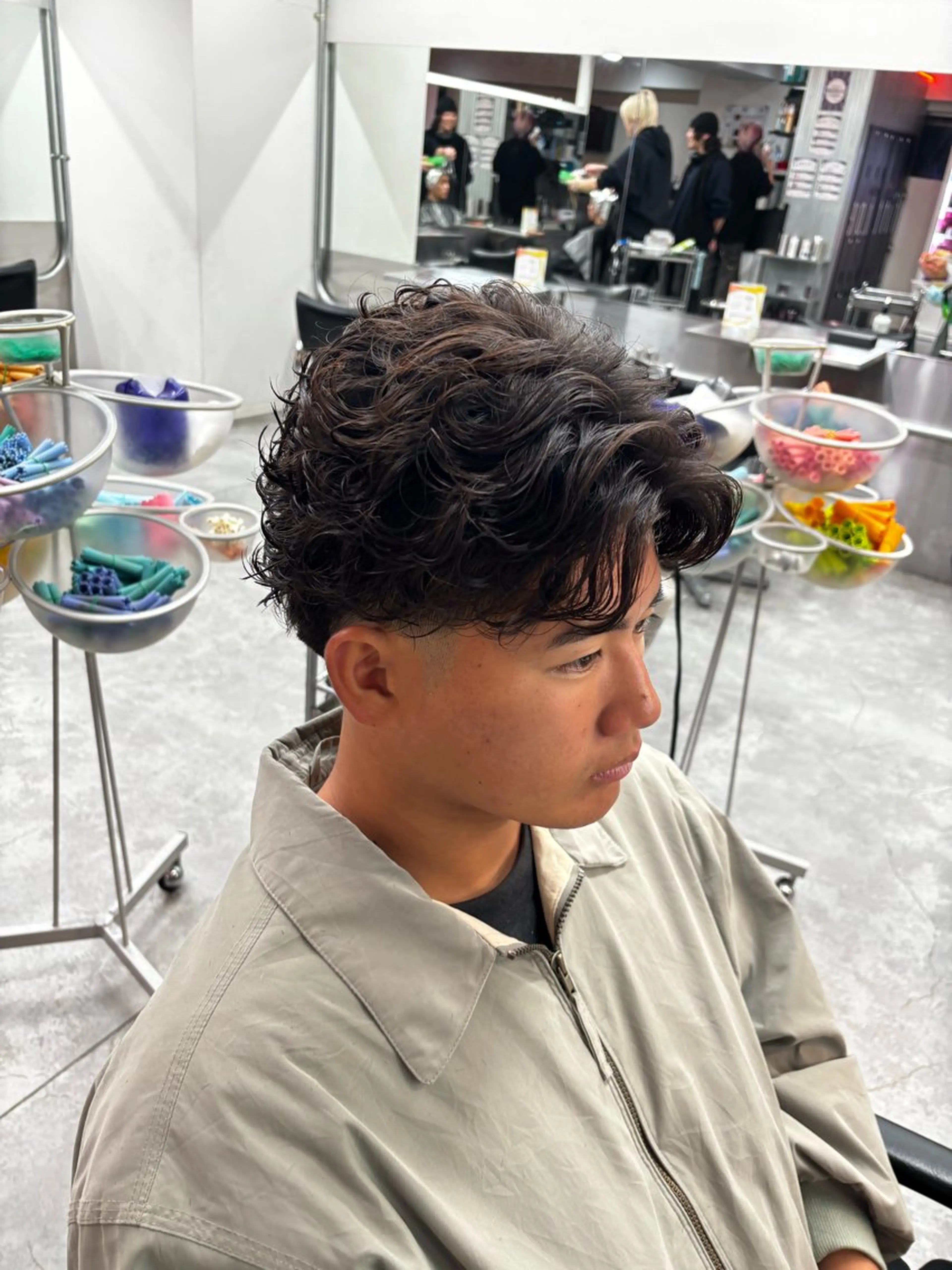 パーマ メンズ メンズ特化✨️ 韓国風パーマ🔥一八のヘアスタイル