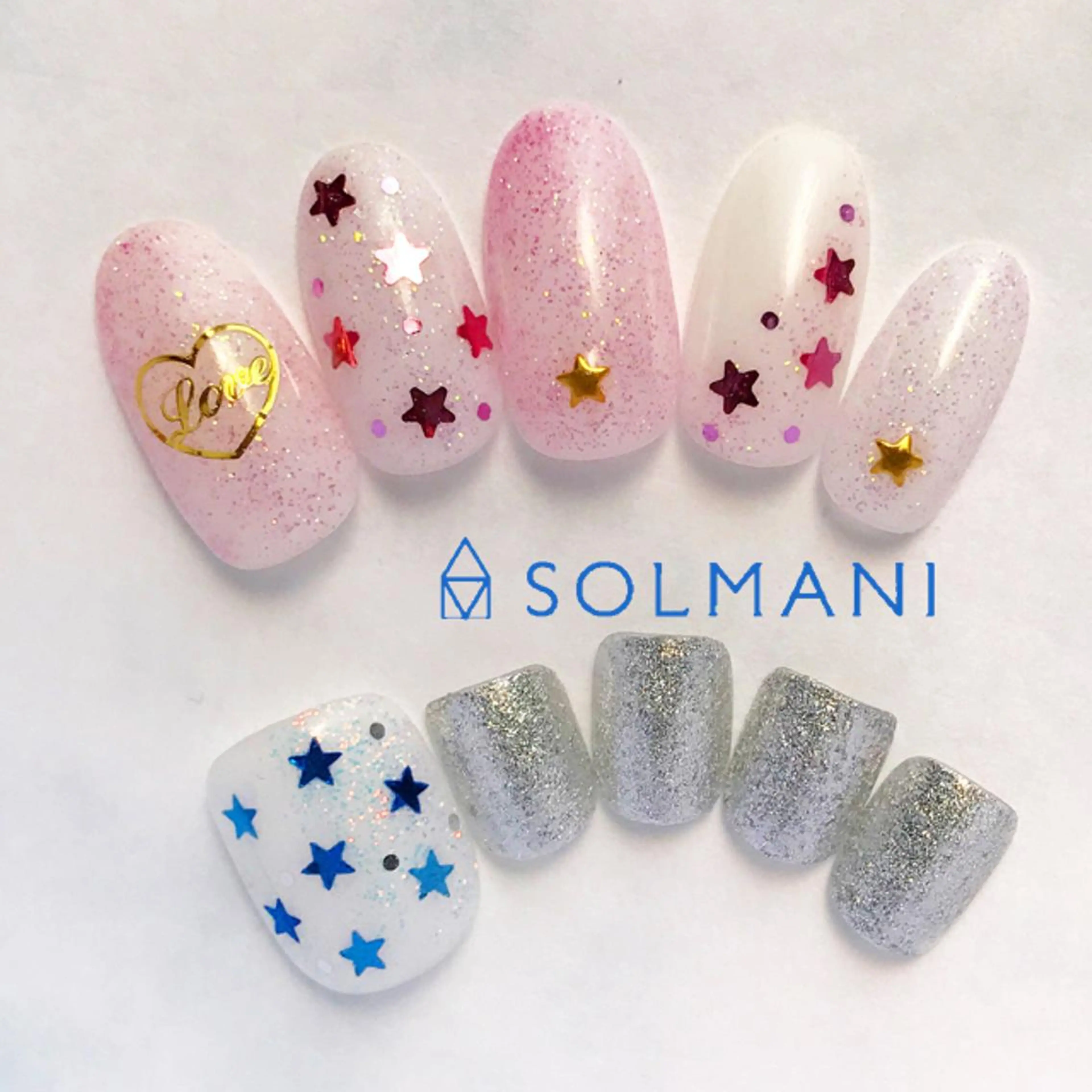 ネイル SOLMANI 予約担当のネイルデザイン