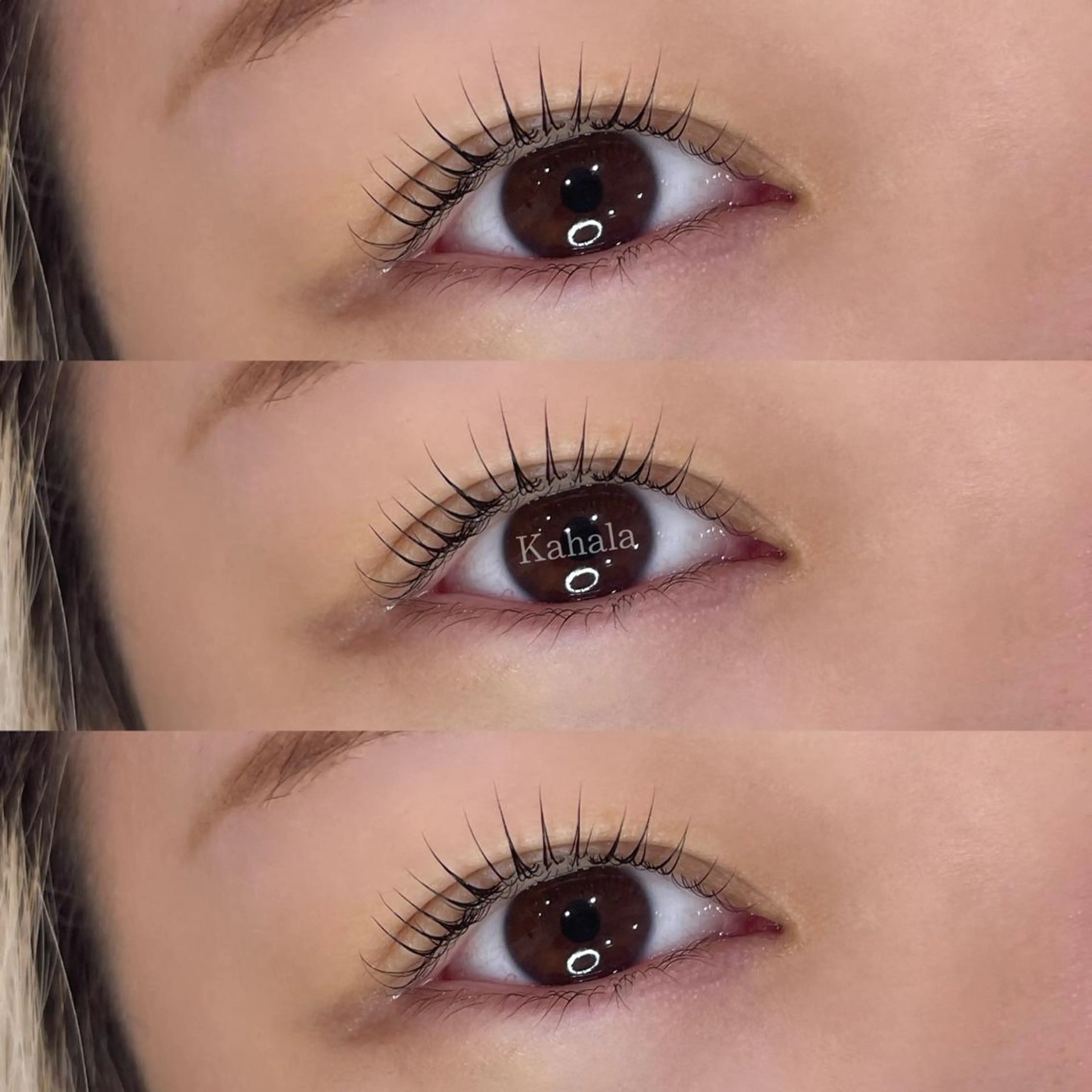 マツエク・マツパ アイラッシュリゾートカハラ 国立店所属・Kahala 無料練習モデルのマツエク・マツパデザイン