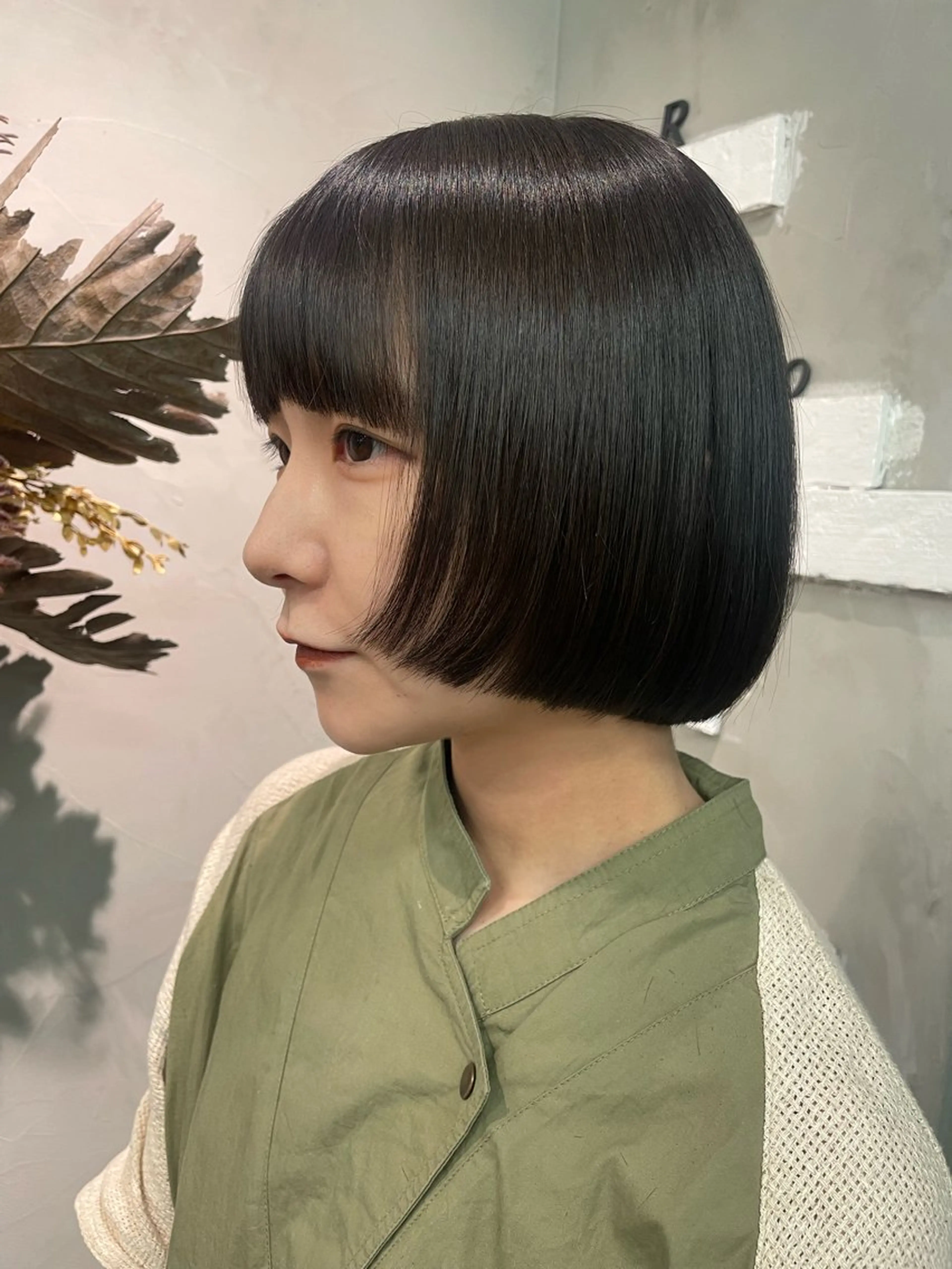 ショート ボブ 長野 温佳のヘアスタイル