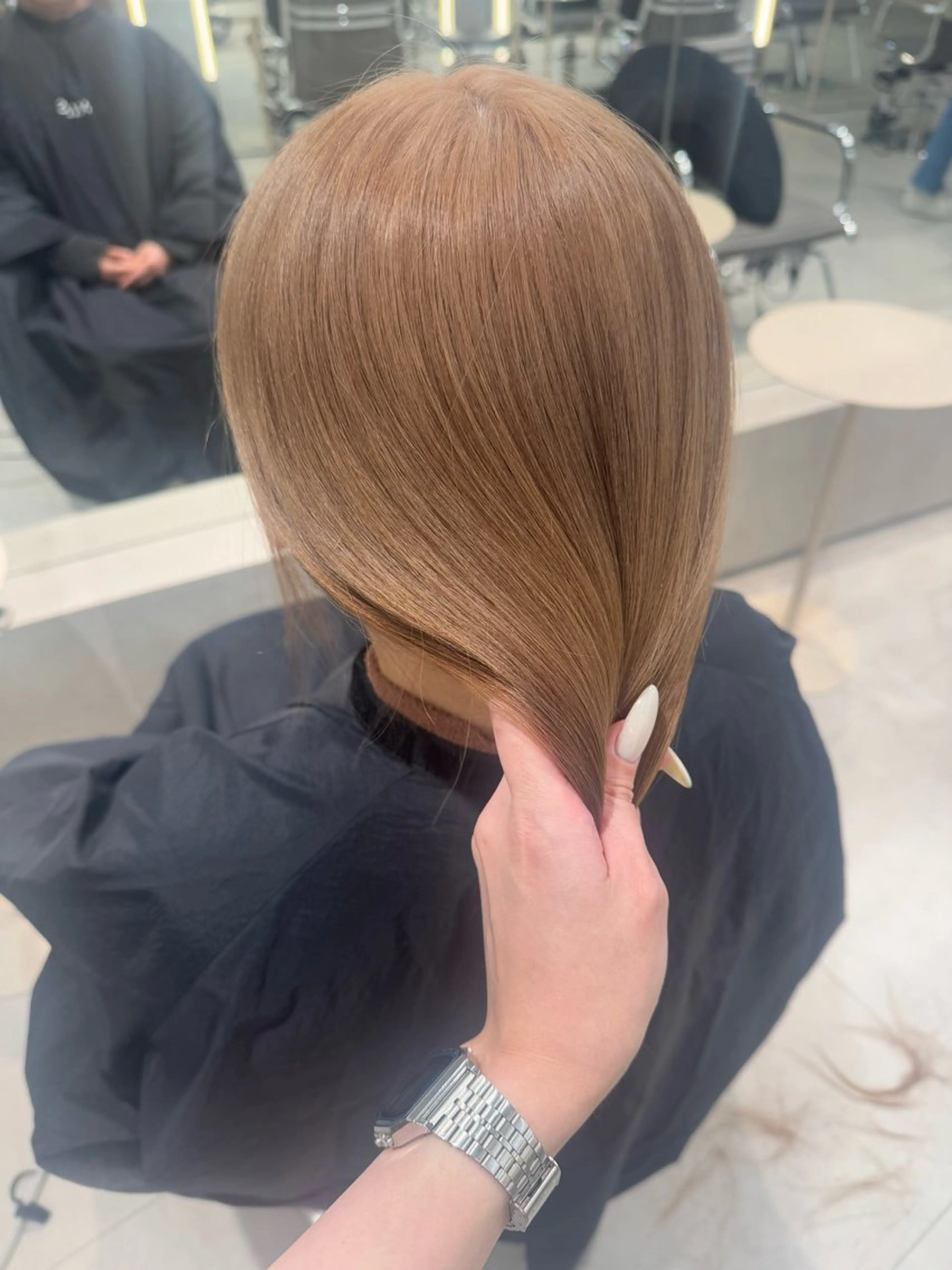 ミディアム カラー カット ヘアカラー トリートメント MIES amane(アマネ)のヘアスタイル