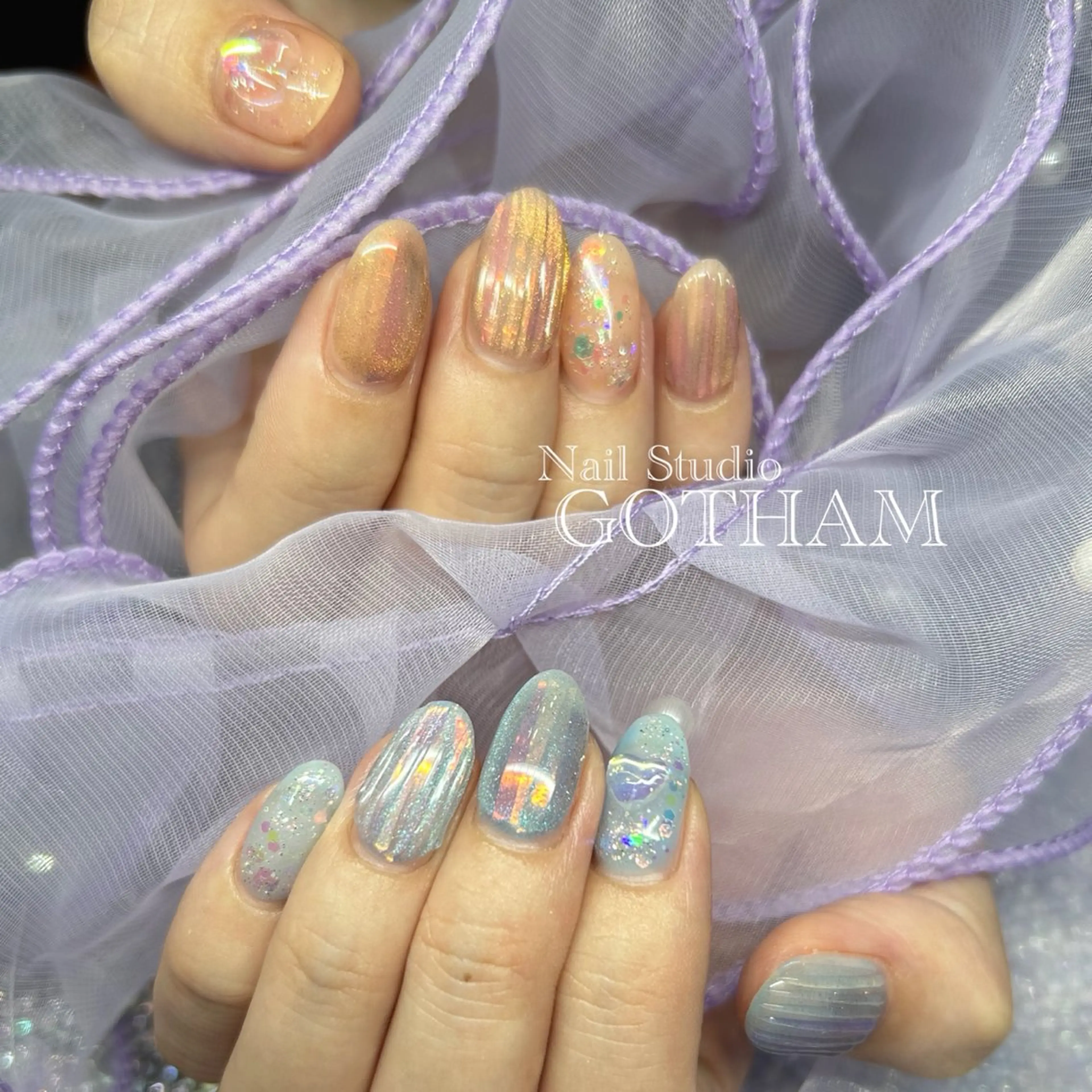 ネイル ハンドネイル Nail Studio GOTHAM所属・高円寺駅からすぐ🌈 ネイルGOTHAMのネイルデザイン