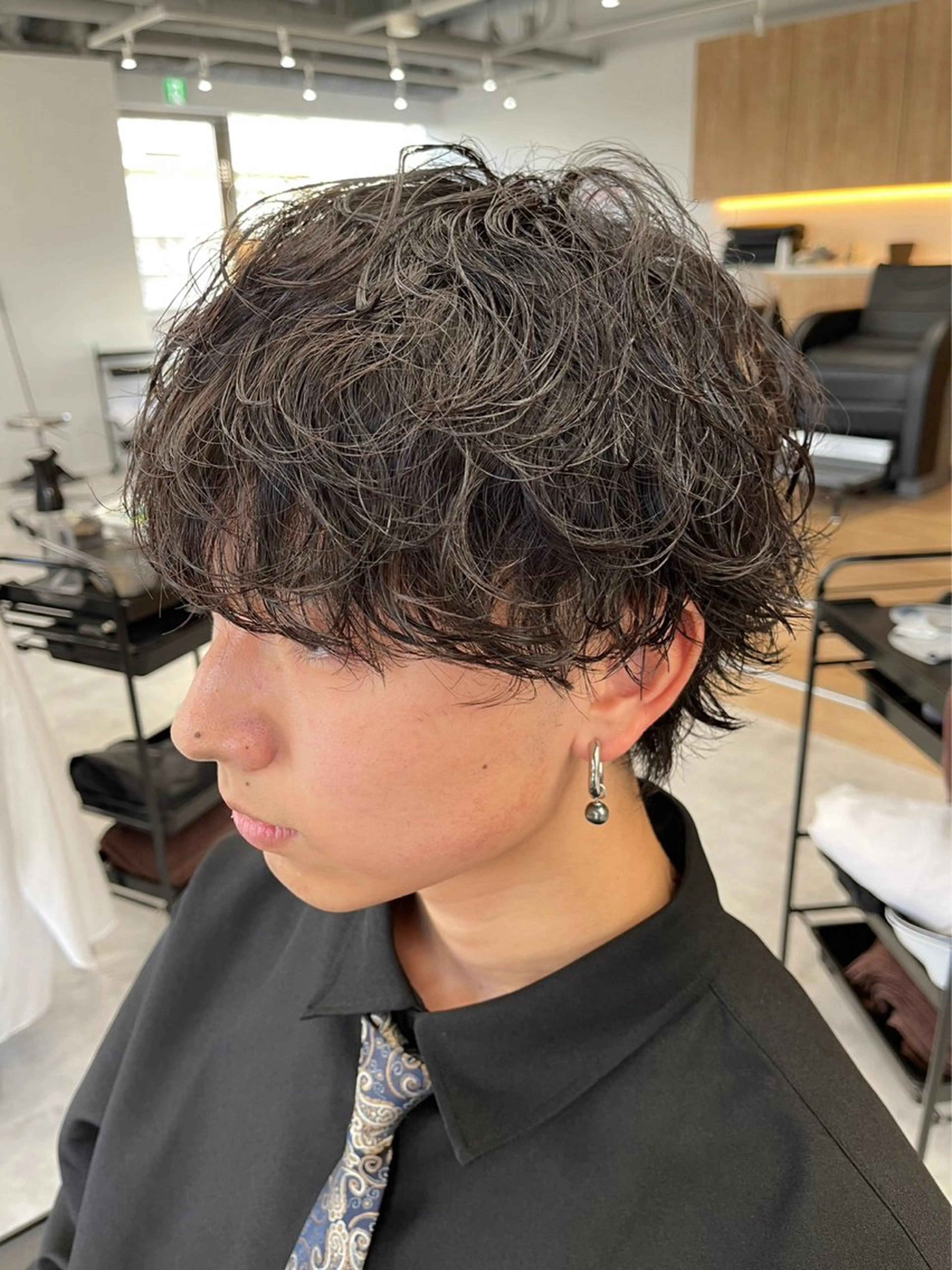 パーマ メンズ メンズパーマ/新潟/ 万代/高橋悠叶のヘアスタイル