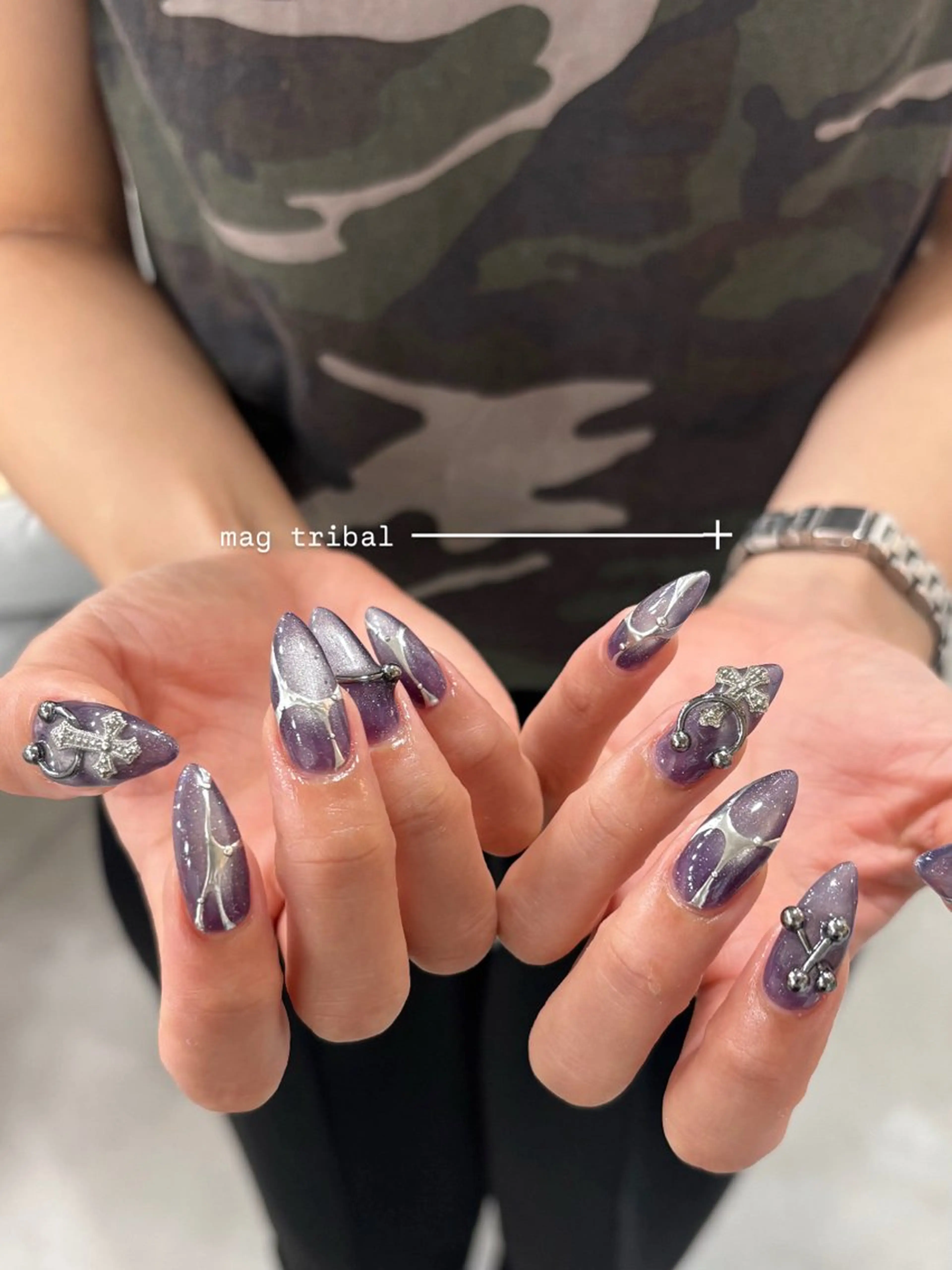 ネイル ハンドネイル 🤎Two ERI🤎のネイルデザイン