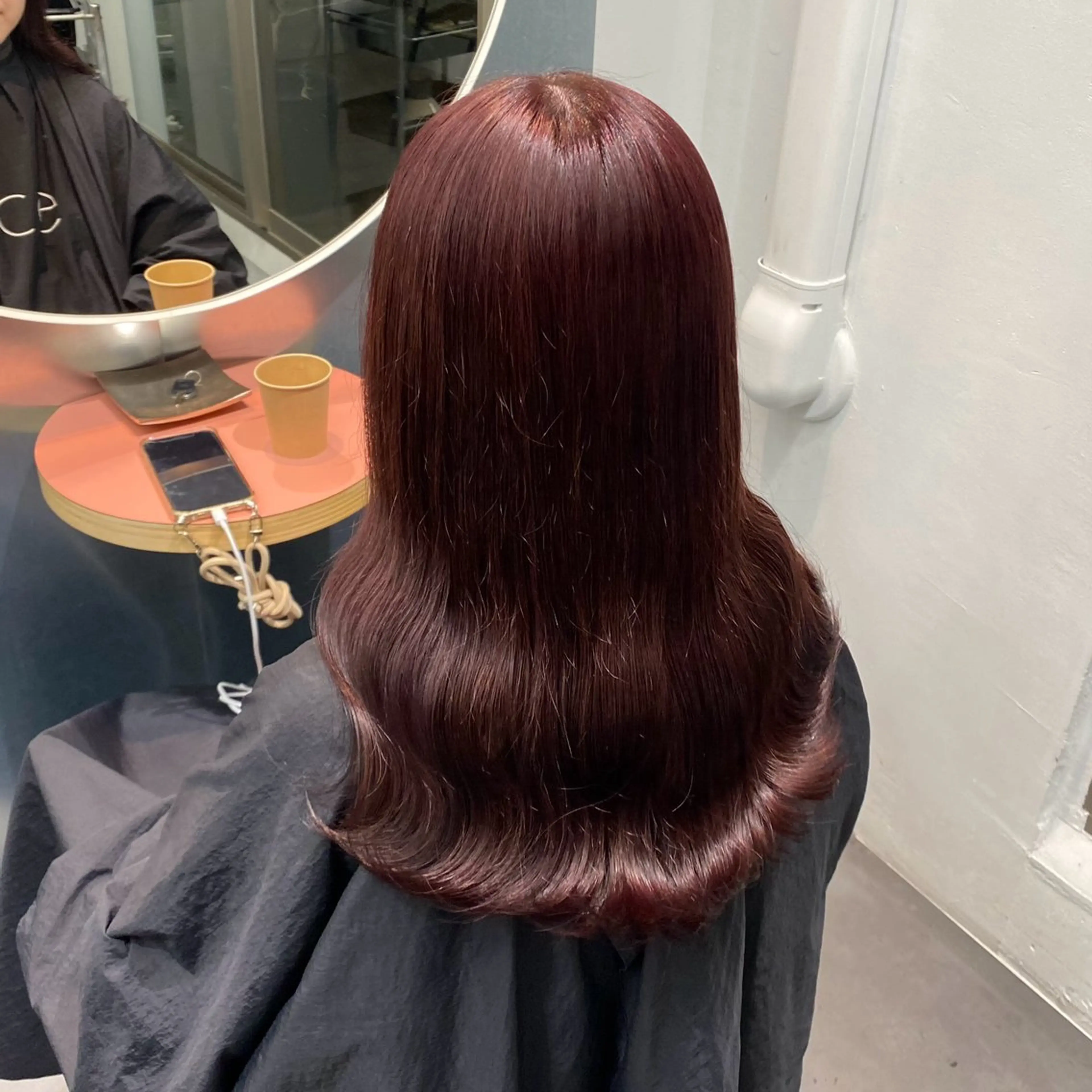 セミロング カラー カット ヘアカラー トリートメント blink所属・暖色/ブラウン/ 透明感/ゆうかのヘアスタイル