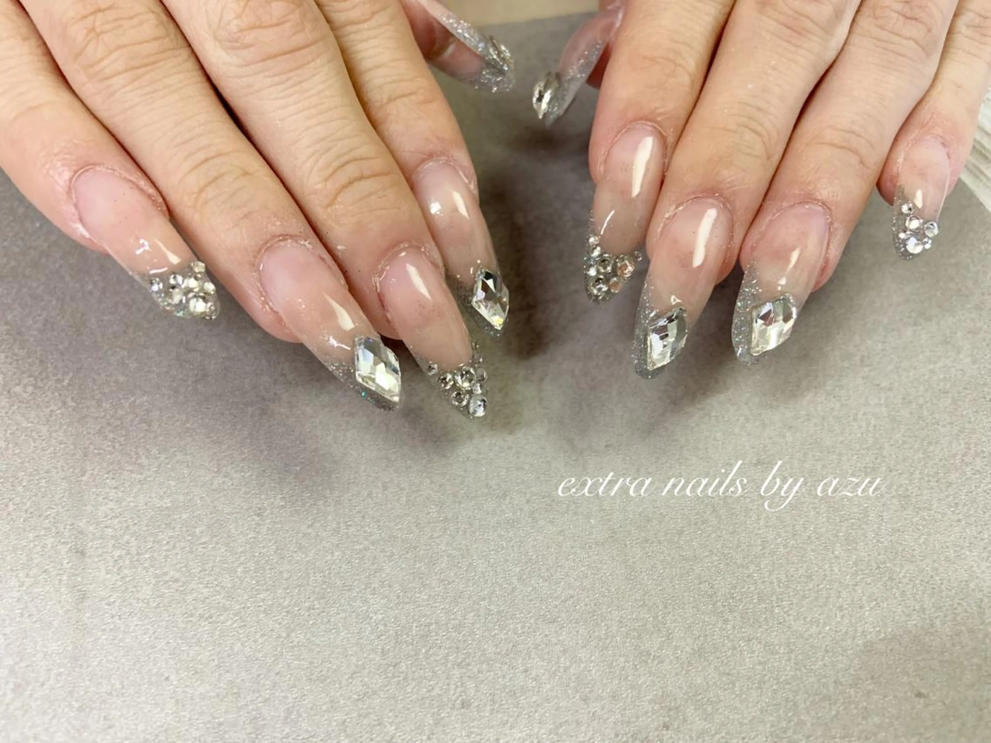 ネイル スカルプネイル ハンドネイル extranails ／lemellaのネイルデザイン