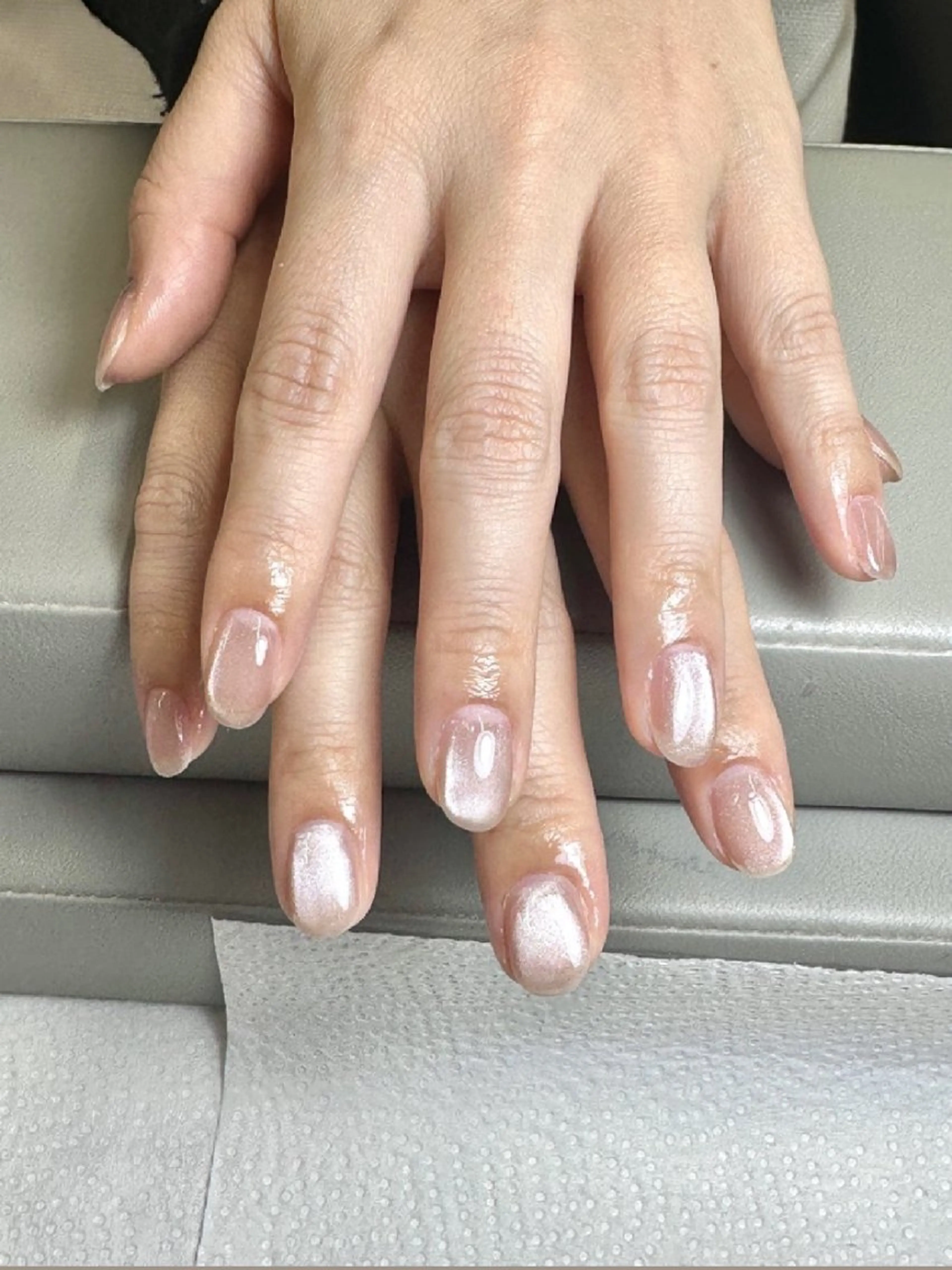 ネイル チークネイル フットネイル フレンチネイル ジェルネイル ガラスフレンチ ハンドネイル ル ナのネイルデザイン