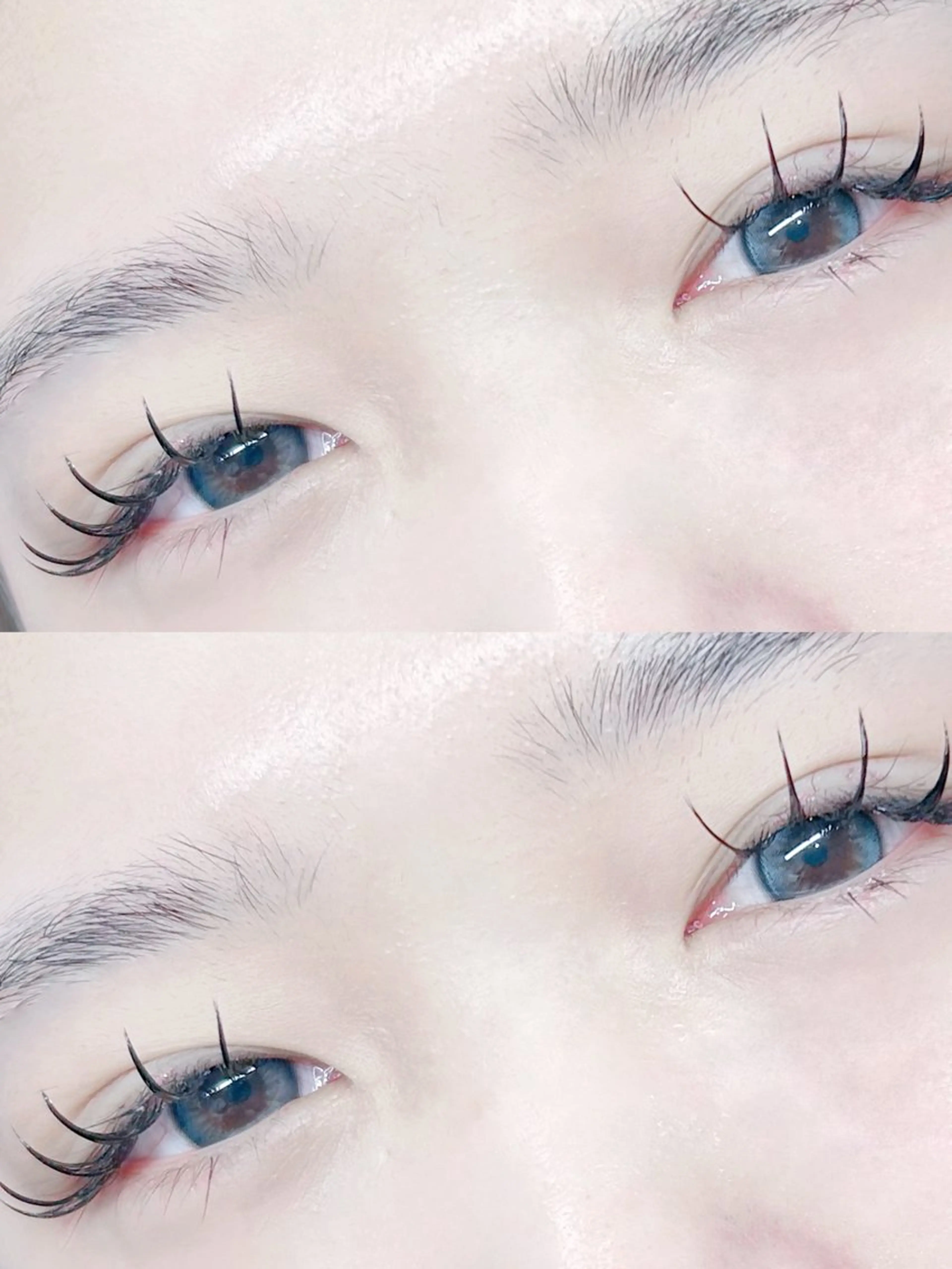 マツエク・マツパ フラットラッシュ Stella Shioriのマツエク・マツパデザイン