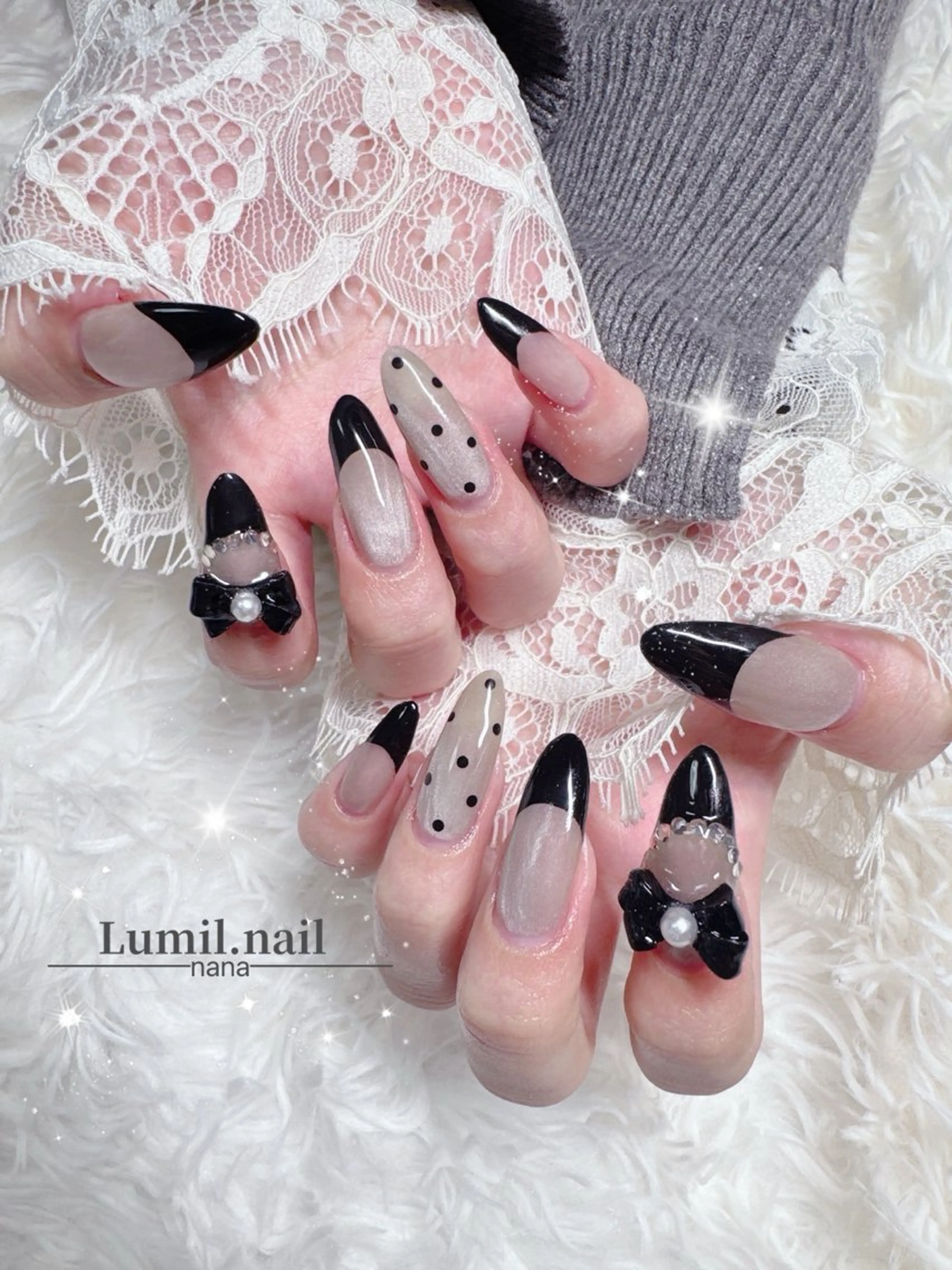 ネイル マグネットネイル ハンドネイル Lumil.nail所属・Lumil.nail ななのネイルデザイン
