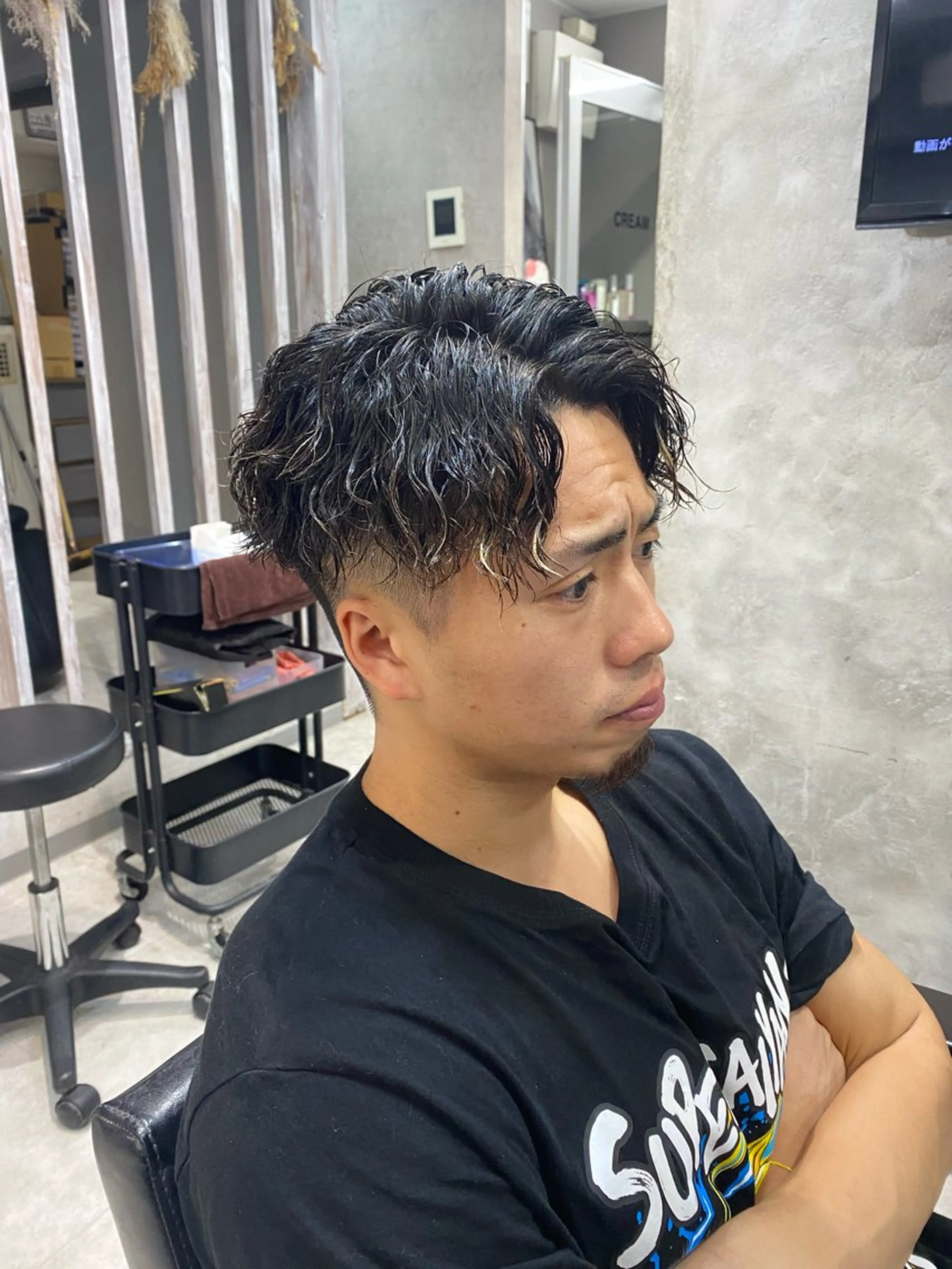 ショート パーマ ツイストスパイラルパーマ スパイラルパーマ カット パーマ 🐉『メンズ美容師』 吉田龍星🐉のヘアスタイル