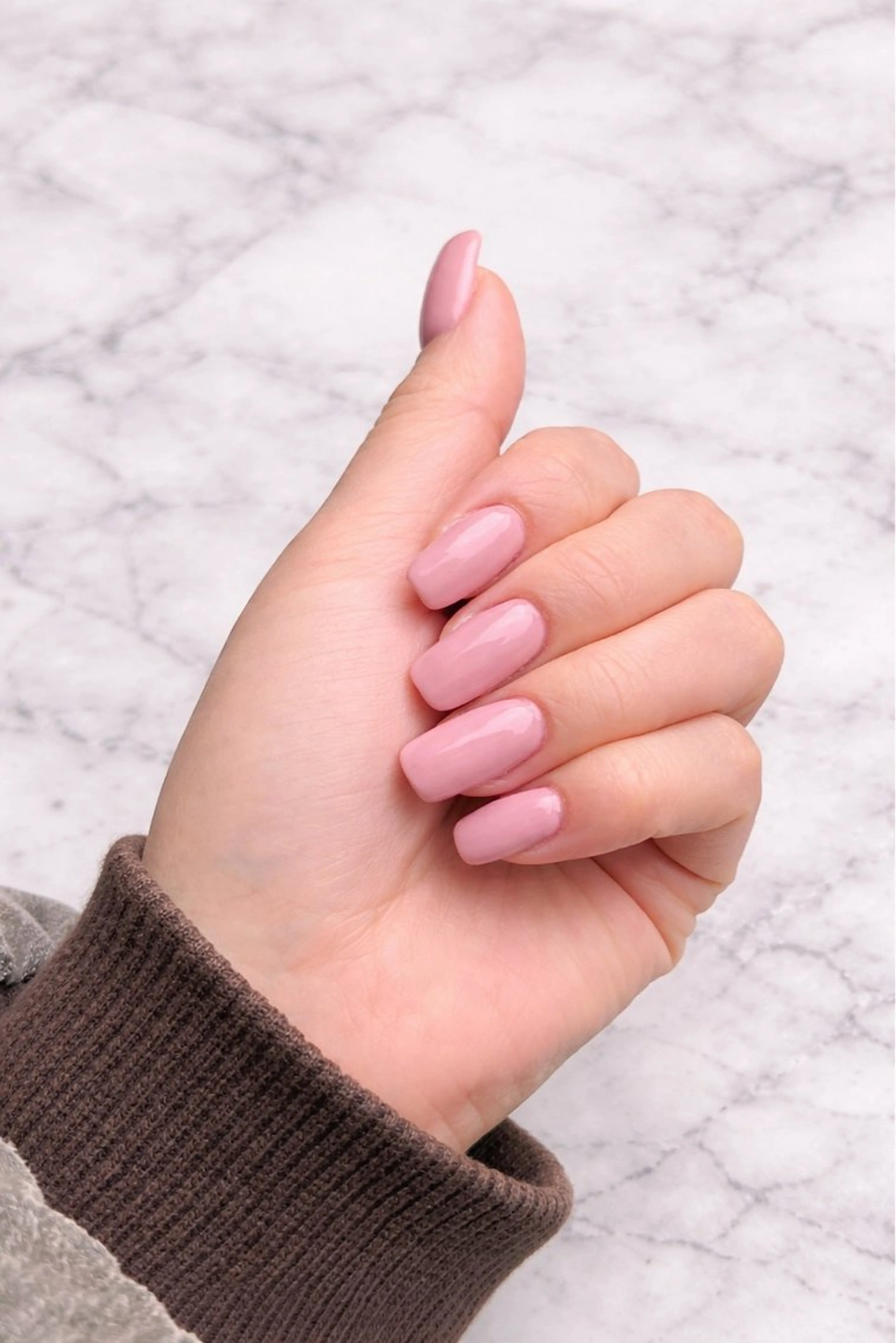 ネイル ワンカラーネイル ピンク ハンドネイル ruri_ nailのネイルデザイン