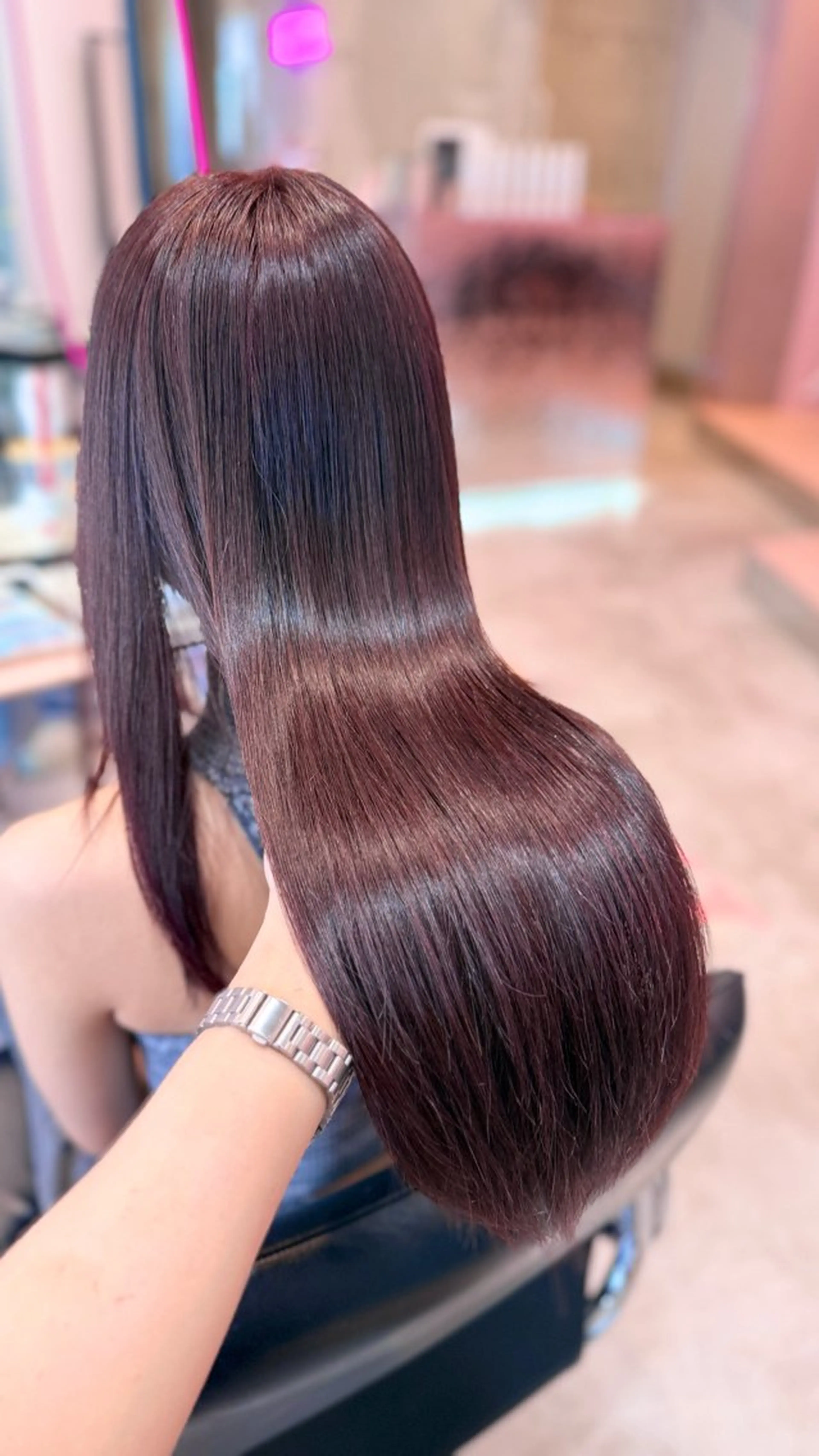 ロング カラー 上品うるツヤ韓国ヘア 🤍Hana/川崎のヘアスタイル