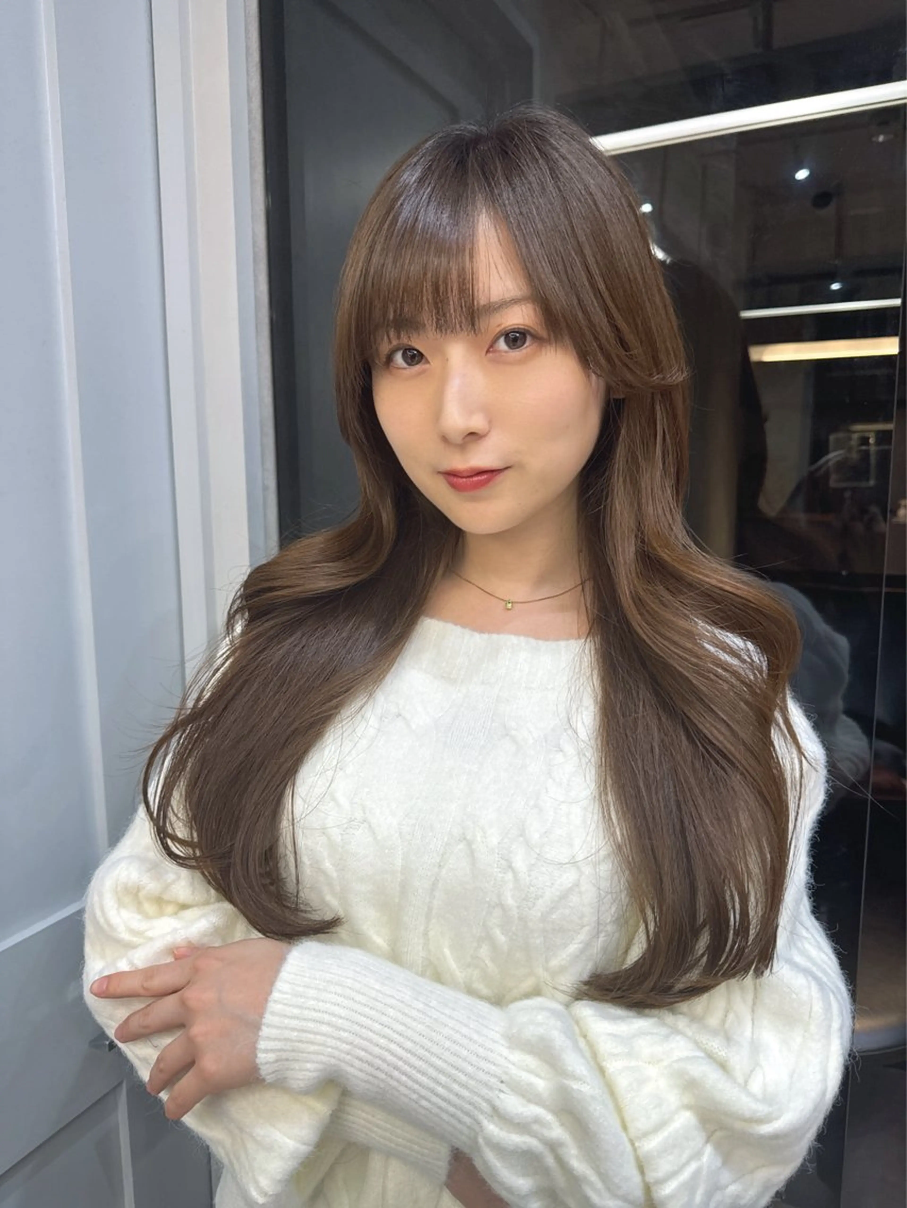 ロング 池袋/韓国/レイヤー 髪質改善/村上けいとのヘアスタイル