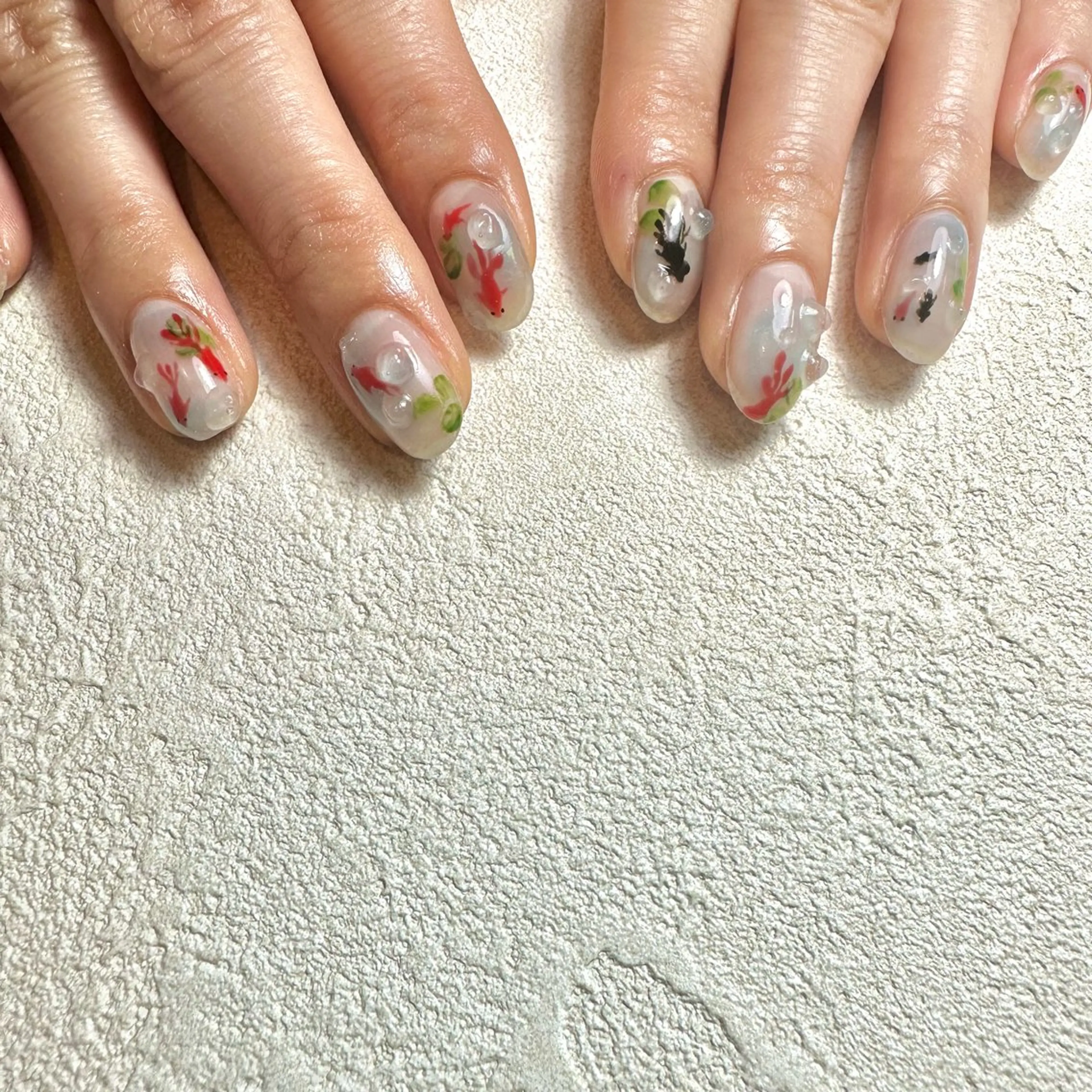 ネイル ハンドネイル フットネイル GéRanium Harukaのネイルデザイン