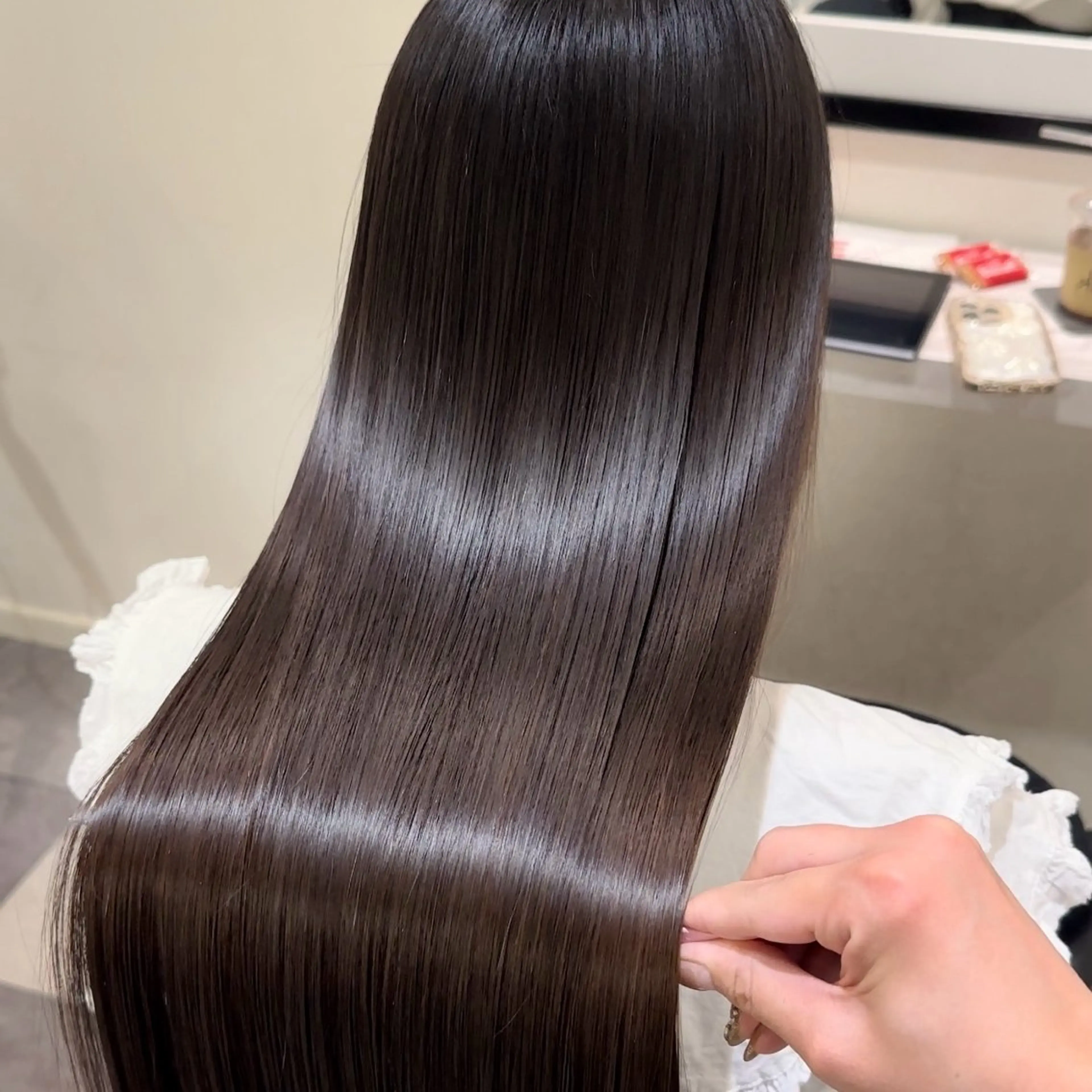 ロング 髪質改善 トリートメント カット ヘアカラー トリートメント Sayu🤍ktwo -nagoyaのヘアスタイル