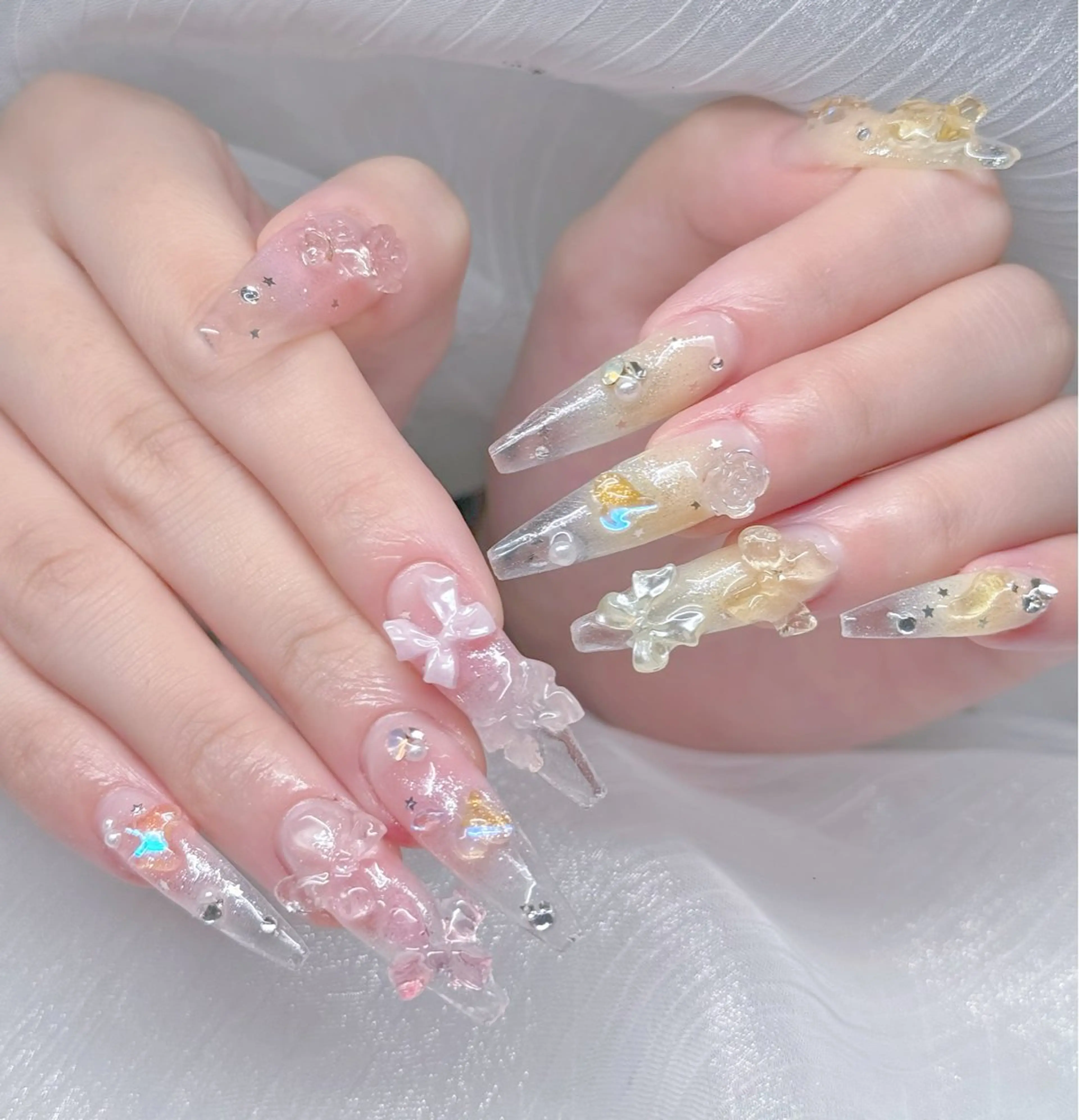 ネイル チークネイル フレンチネイル 韓国ネイル マグネットネイル ミラーネイル ハンドネイル MILO 168 池袋のネイルデザイン