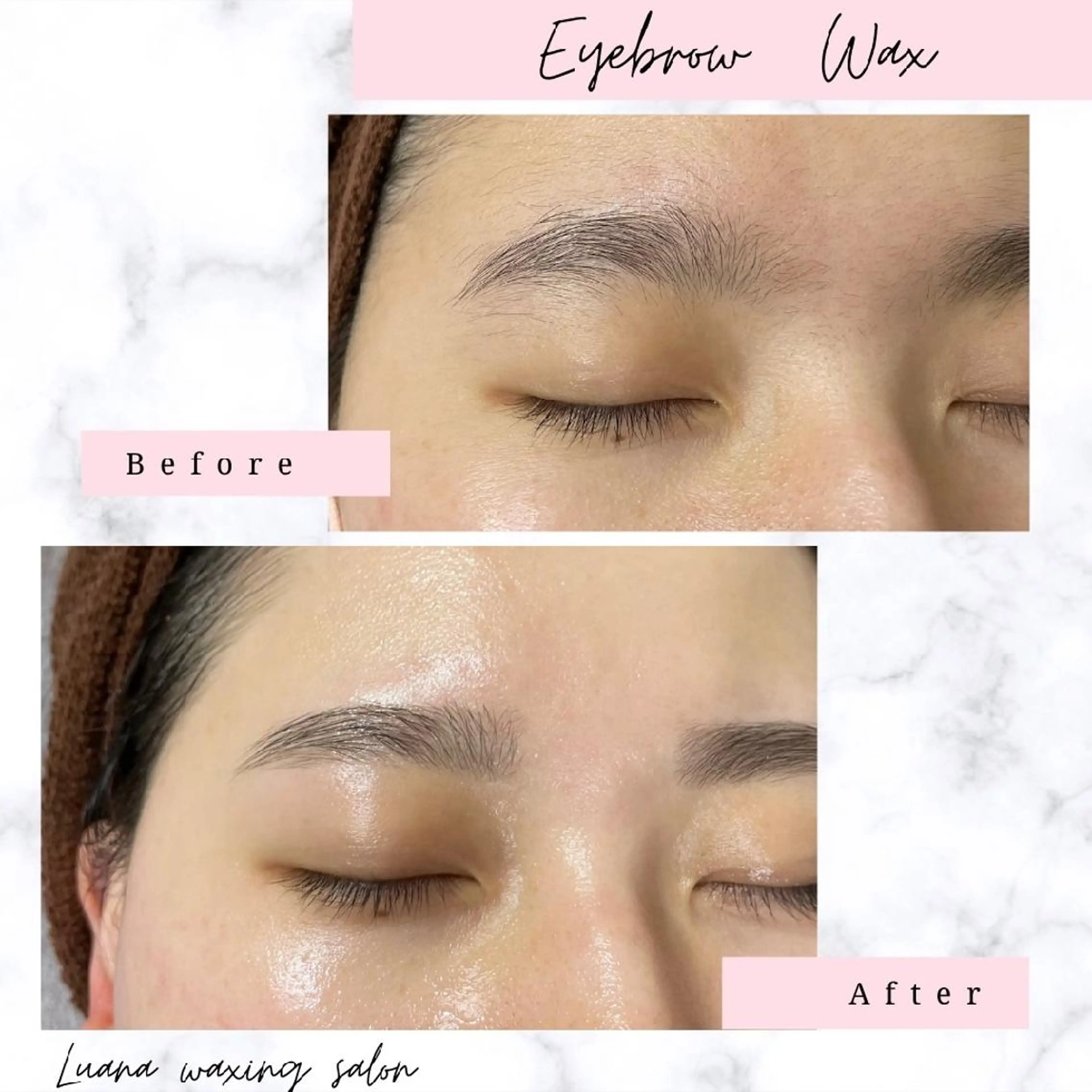 アイブロウ 眉毛ワックス脱毛 Luana waxing salon所属・Luana wax 🐚根本のエステ・リラクイメージ