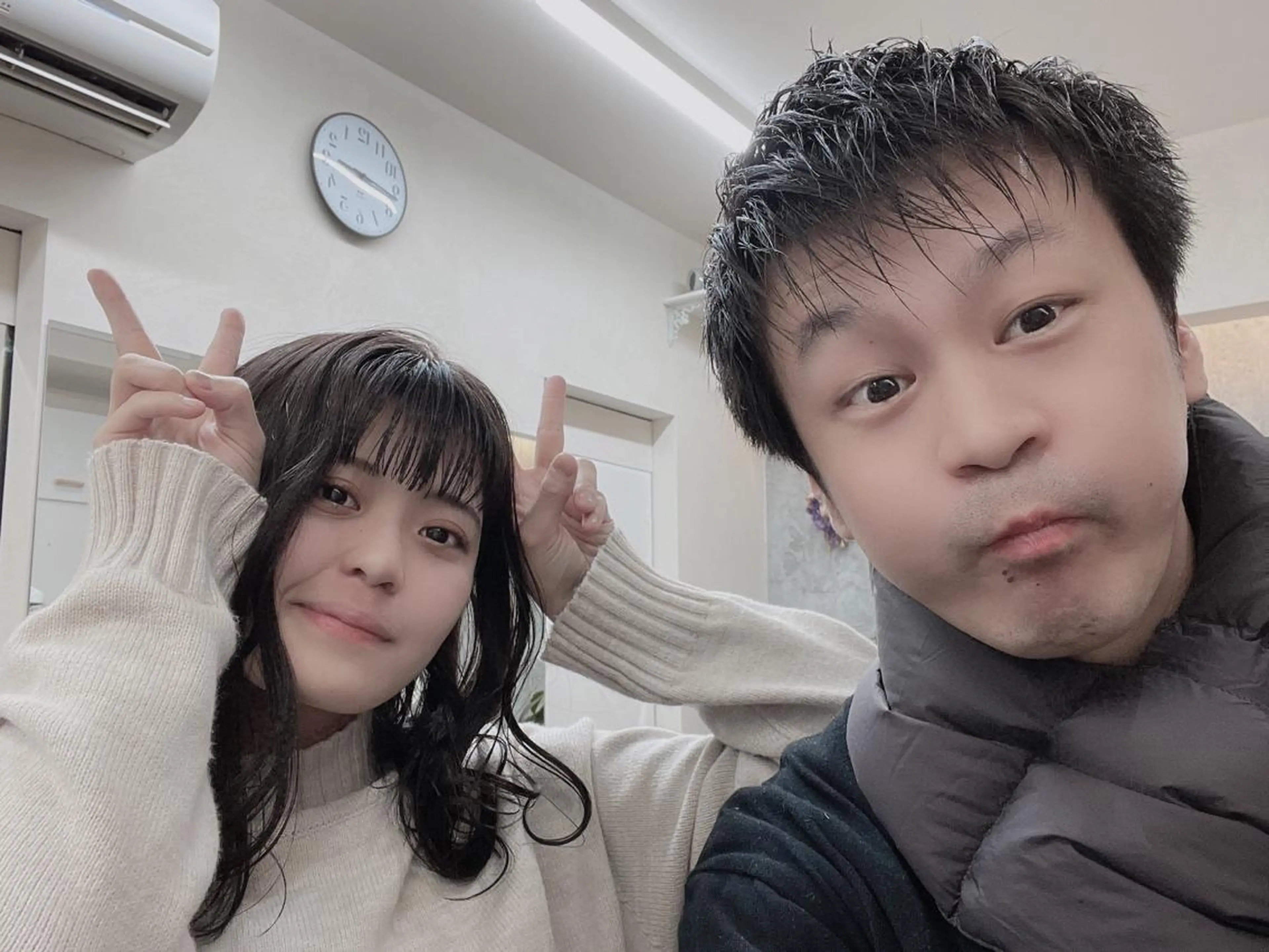 ミディアム カラー TOWA 野村　コウダイのヘアスタイル