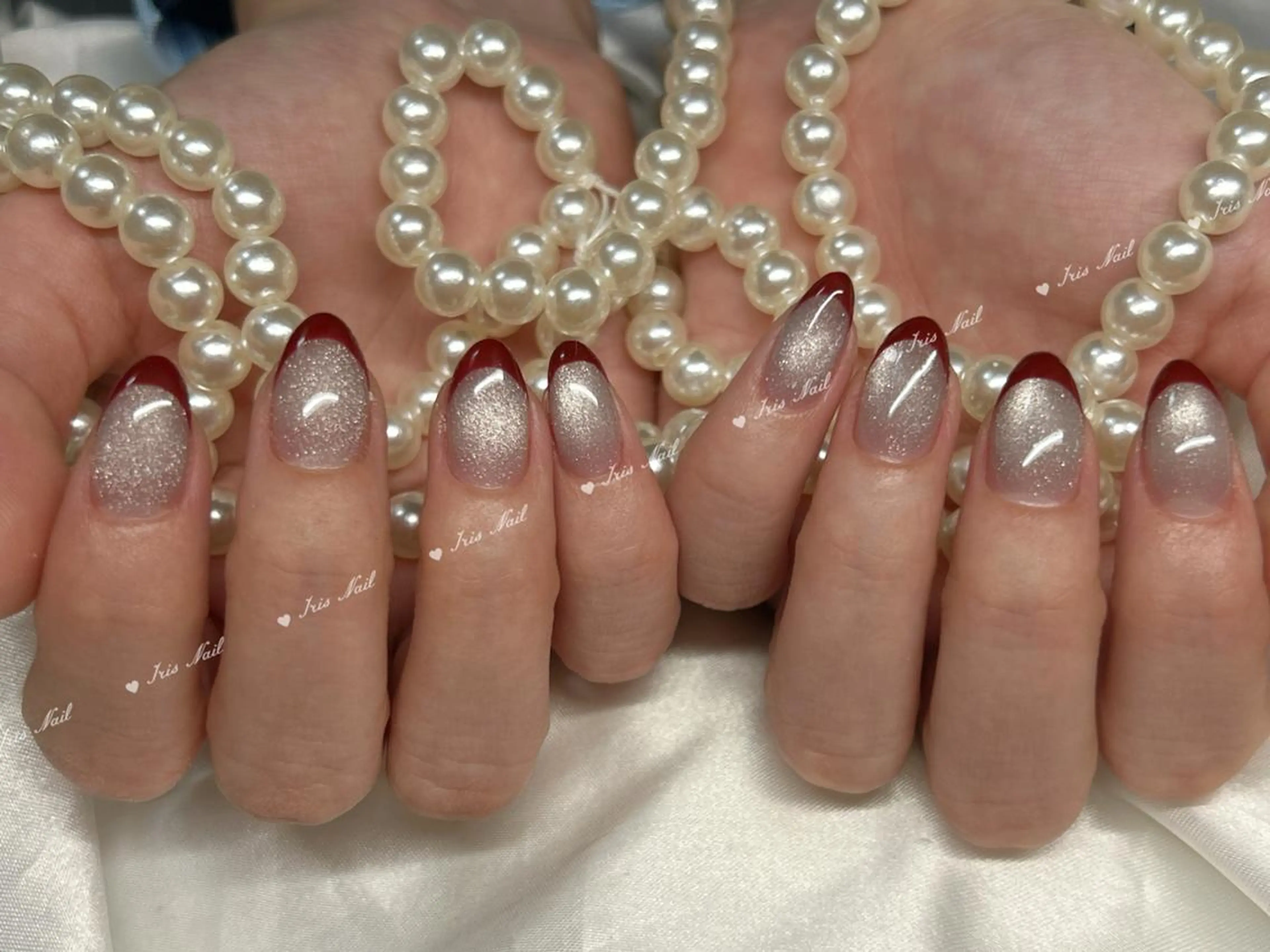 ネイル アートネイル チークネイル フレンチネイル ジェルネイル ホログラムネイル ハンドネイル ハンドケア IRIS NAIL大塚のネイルデザイン