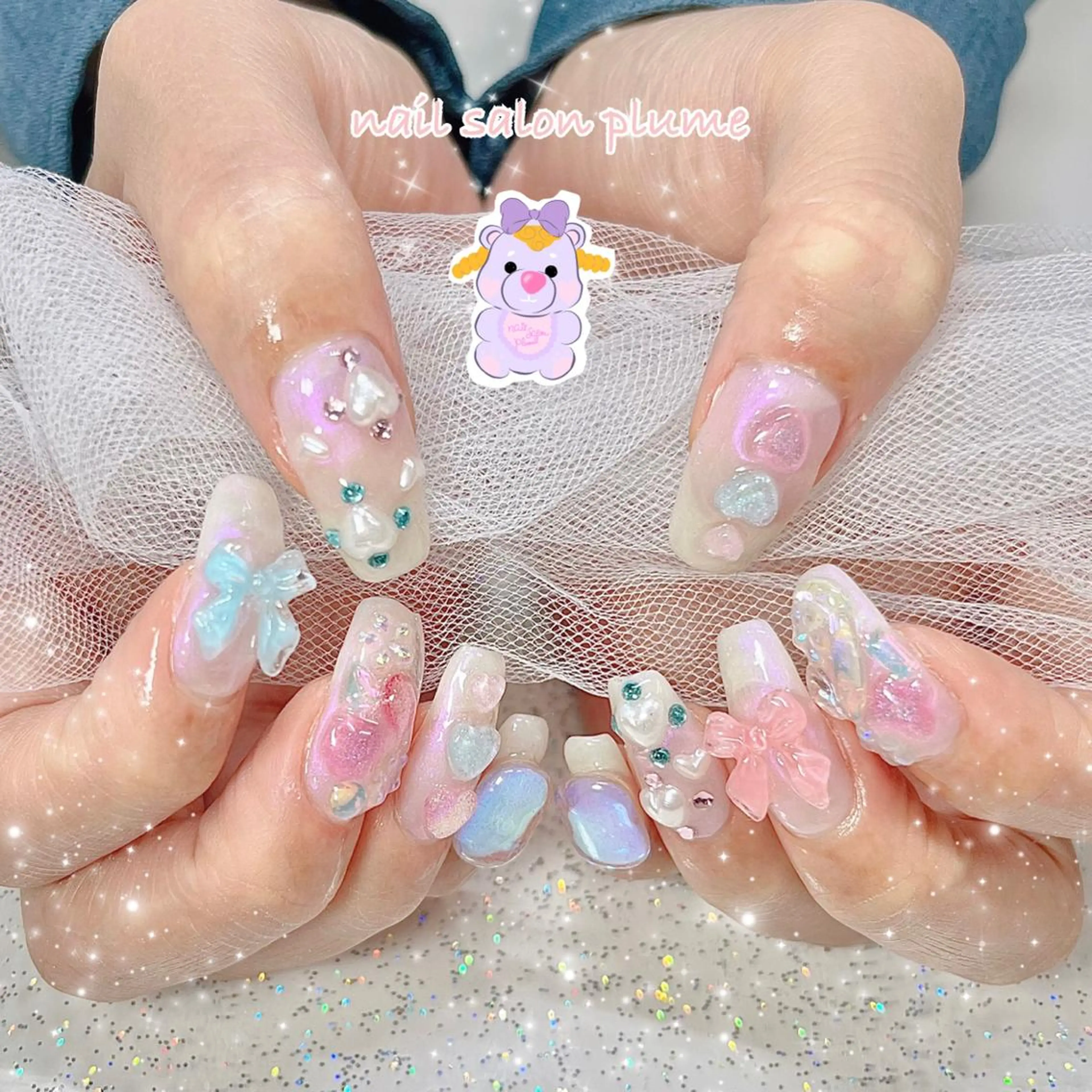 ネイル ハンドネイル plume nail ☆韓国ネイルのネイルデザイン