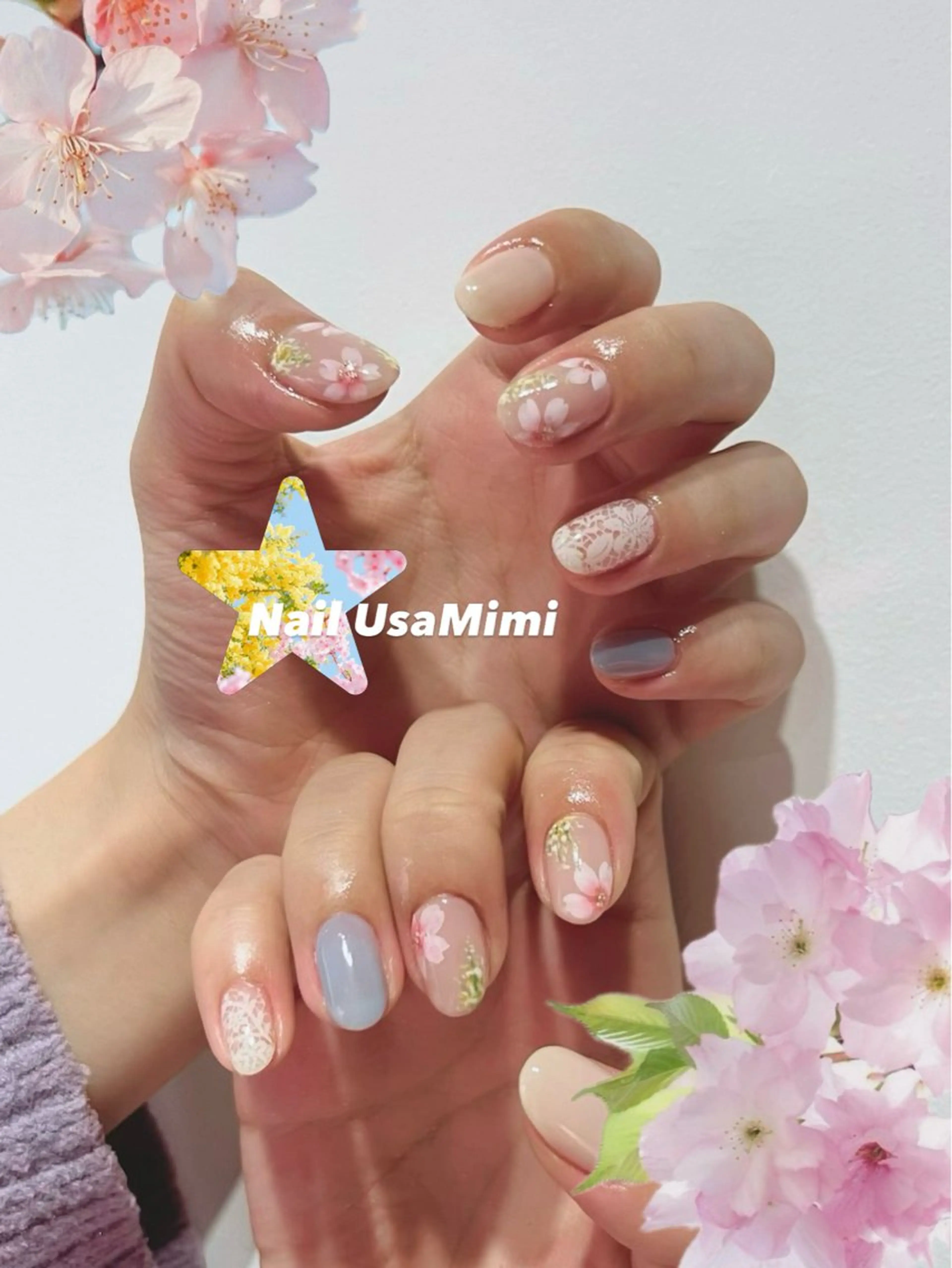 ネイル ハンドネイル Nail Usa Mimi ASAKOのネイルデザイン