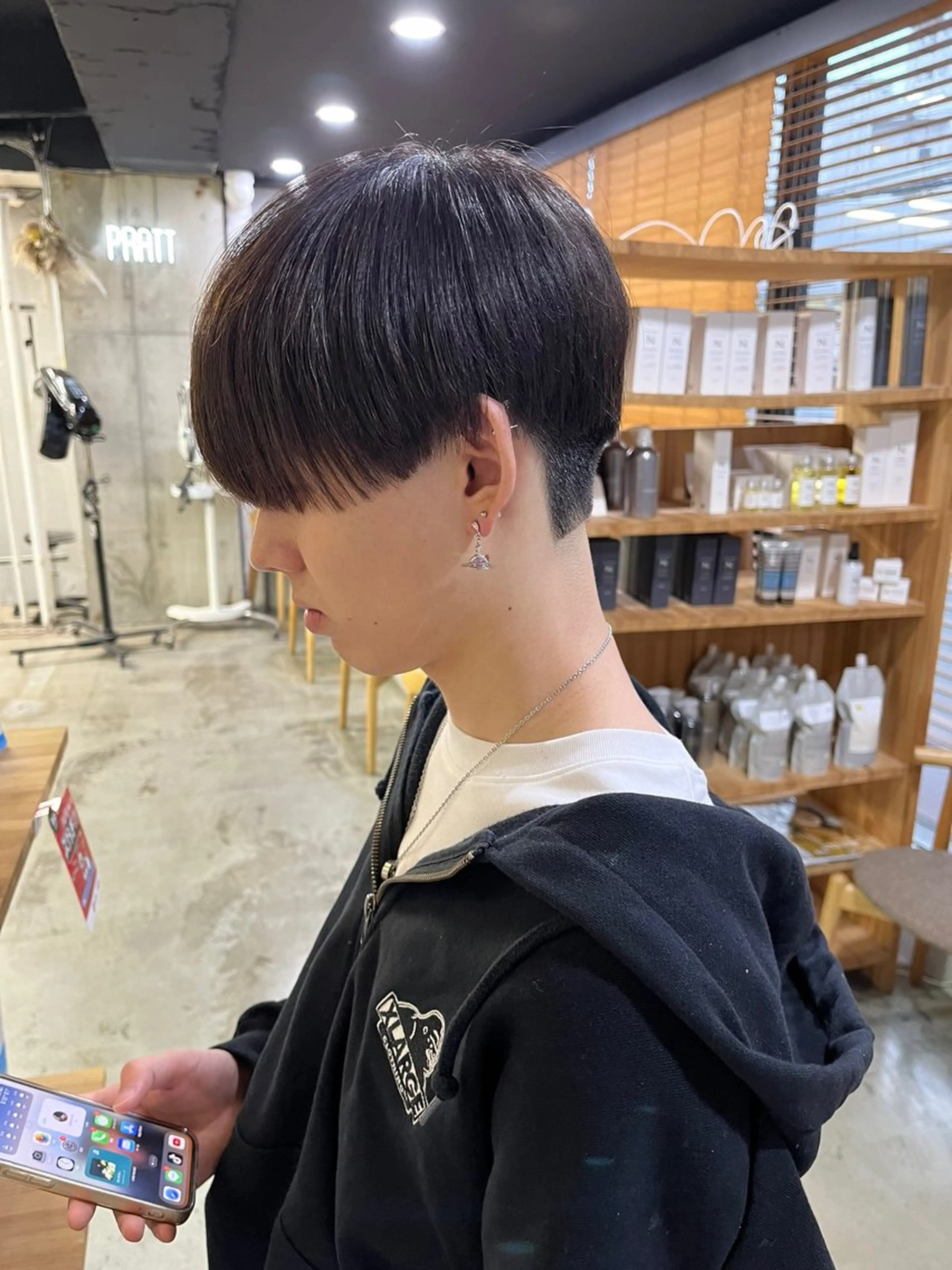 メンズ アキト/ メンズ/透明感暗髪のヘアスタイル