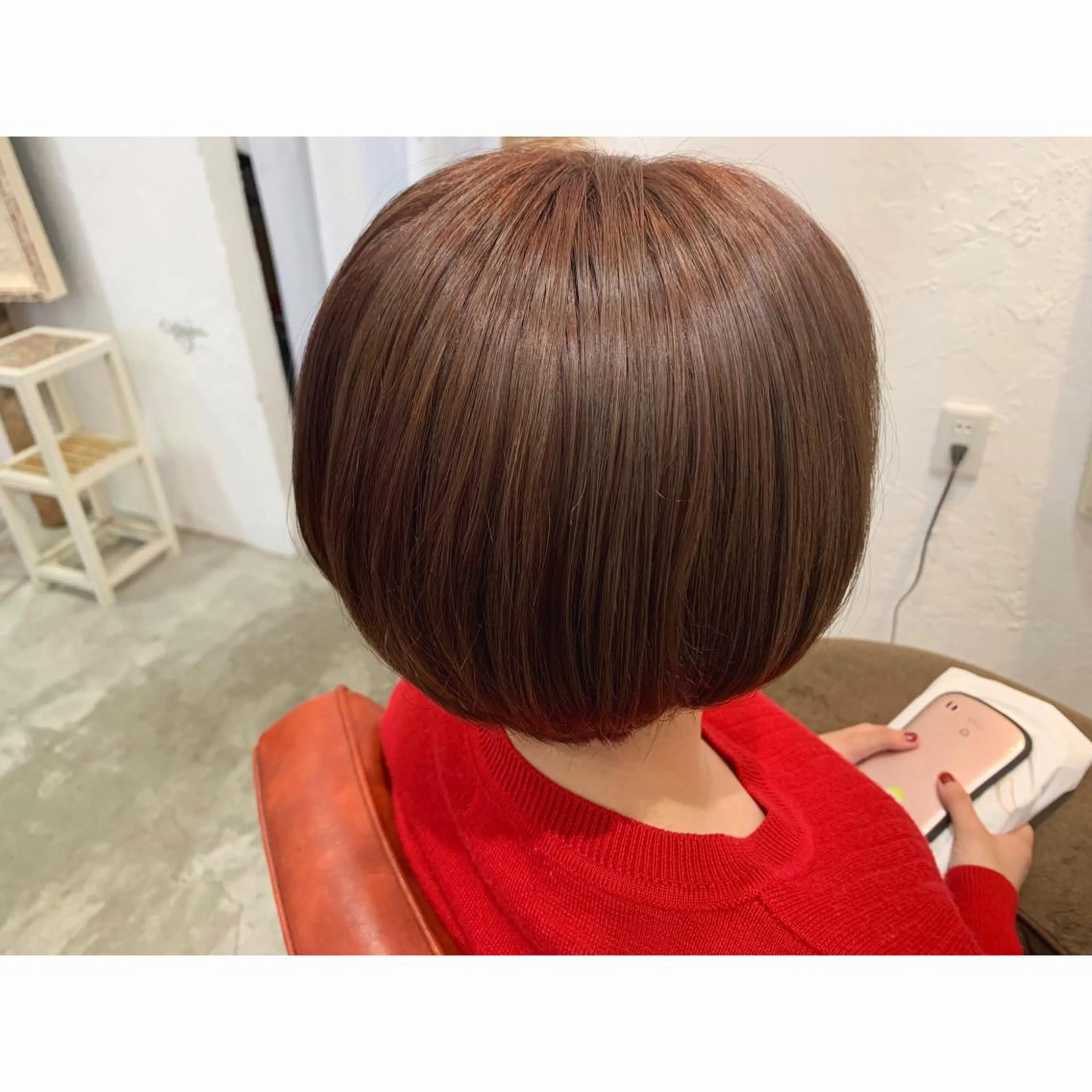 ショート カラー カット ヘアカラー fio マナミのヘアスタイル