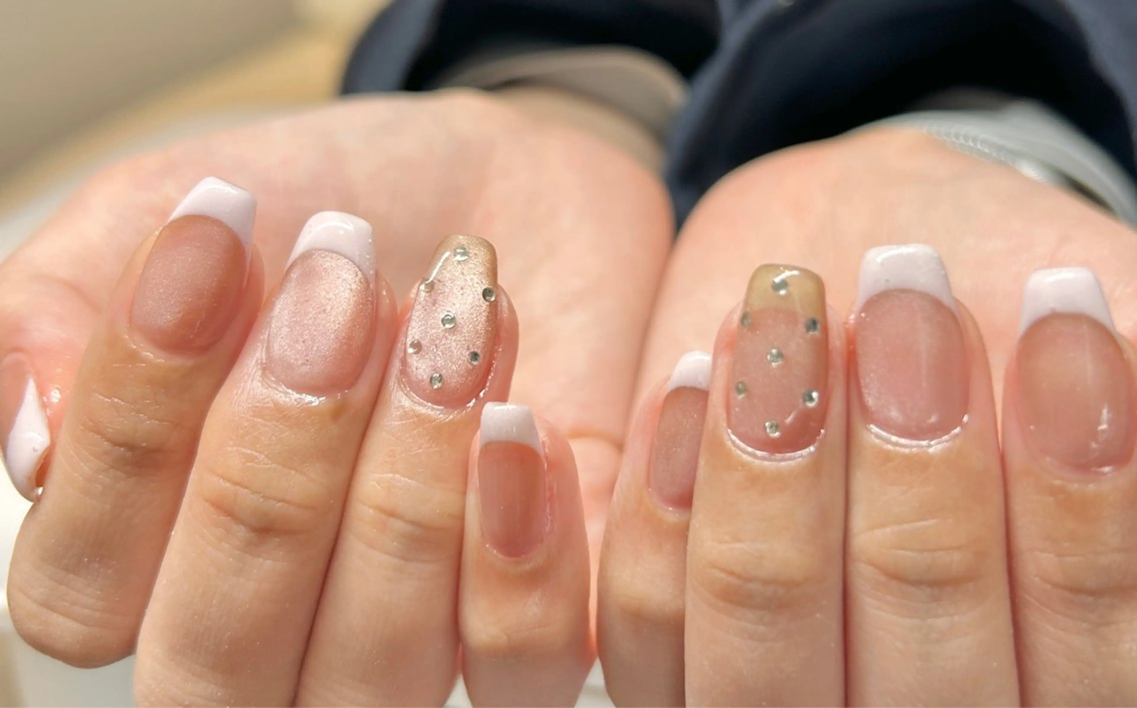 ネイル 長さ出し 持ち込み 春ネイル ハンドネイル N.style所属・Ｎ. styleのネイルデザイン