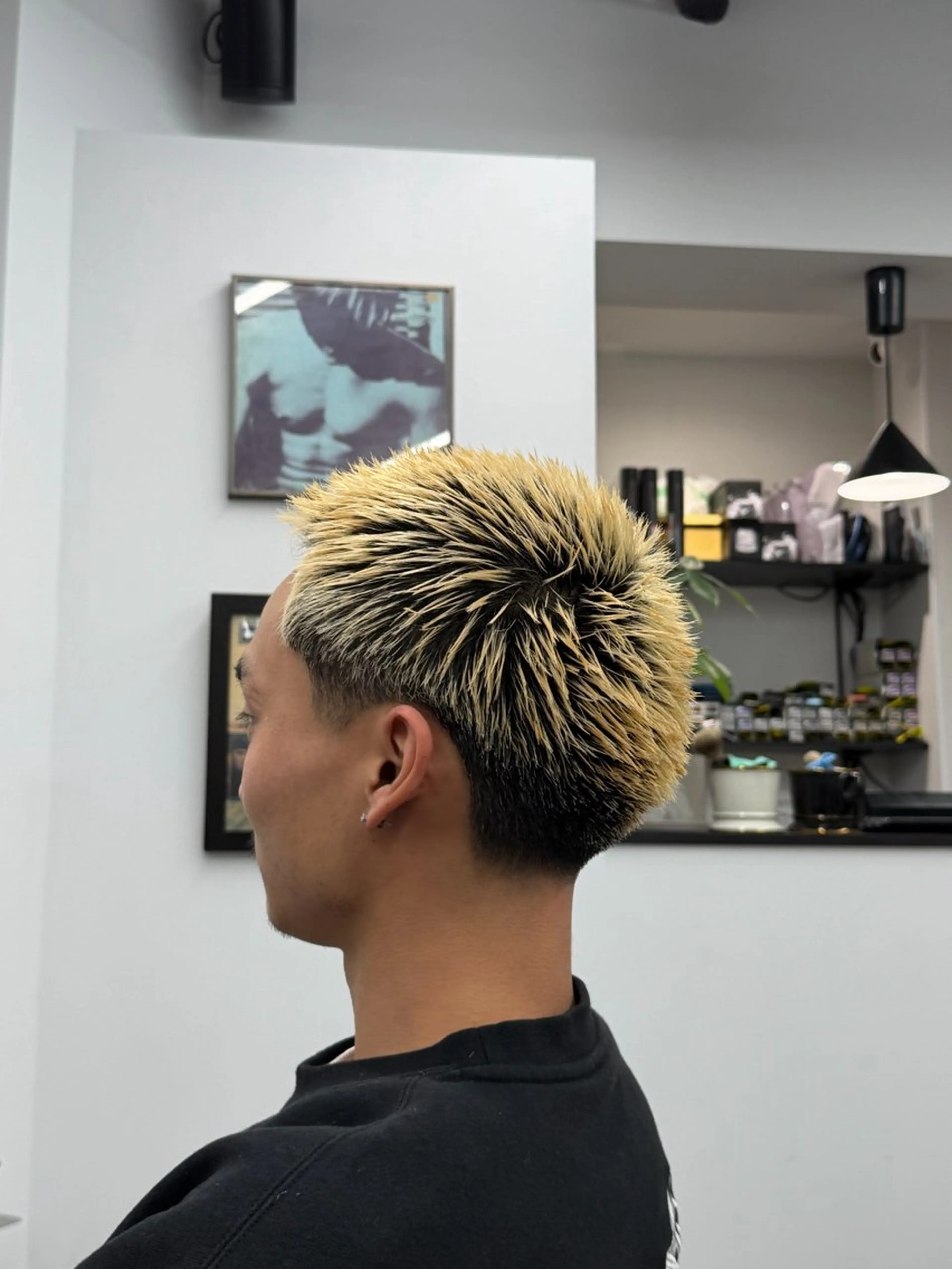 ショート パーマ メンズ thesmiths所属・ナカ レオナのヘアスタイル